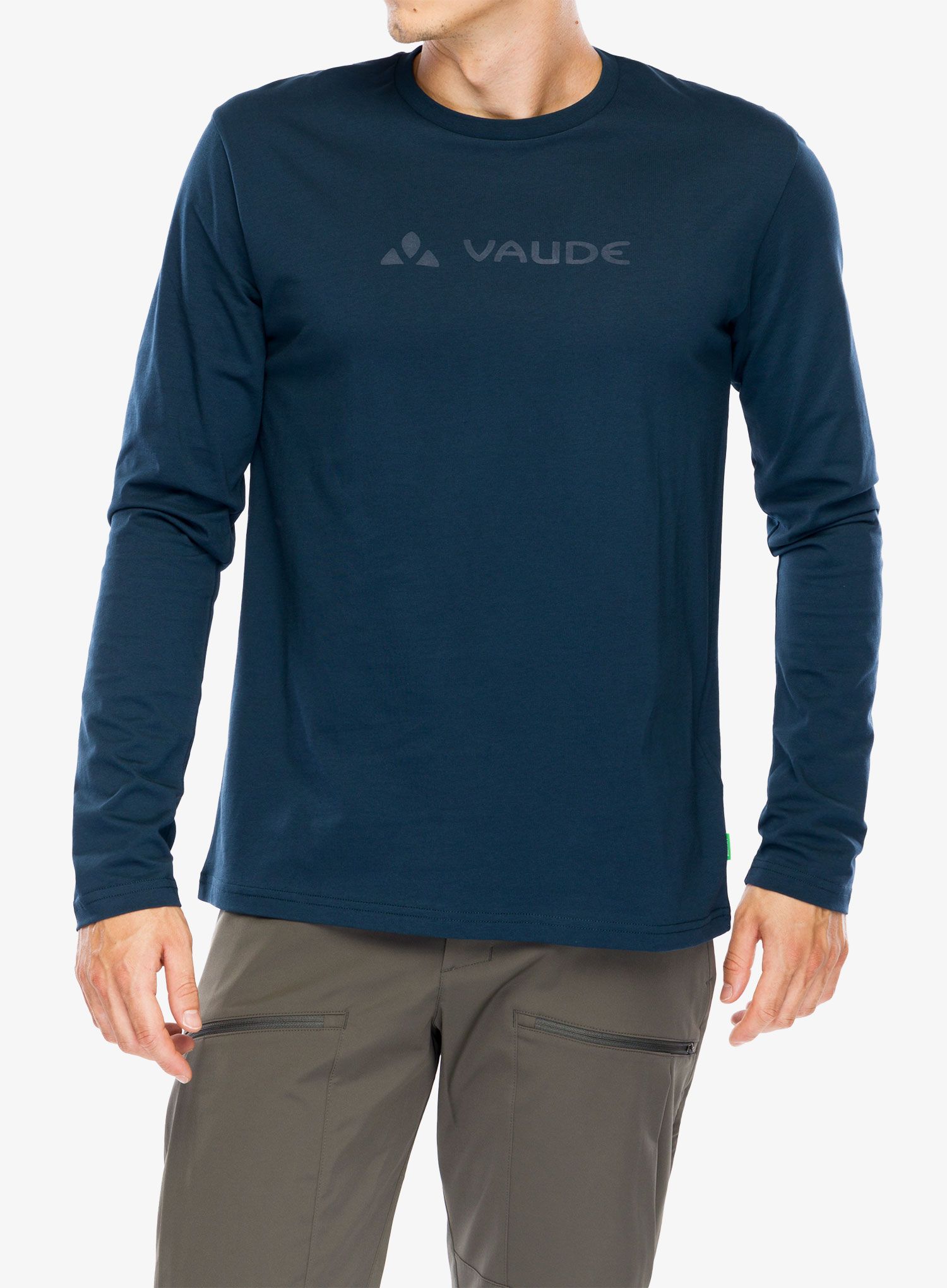 Лонгслів Vaude Logo LS T-Shirt - dark sea