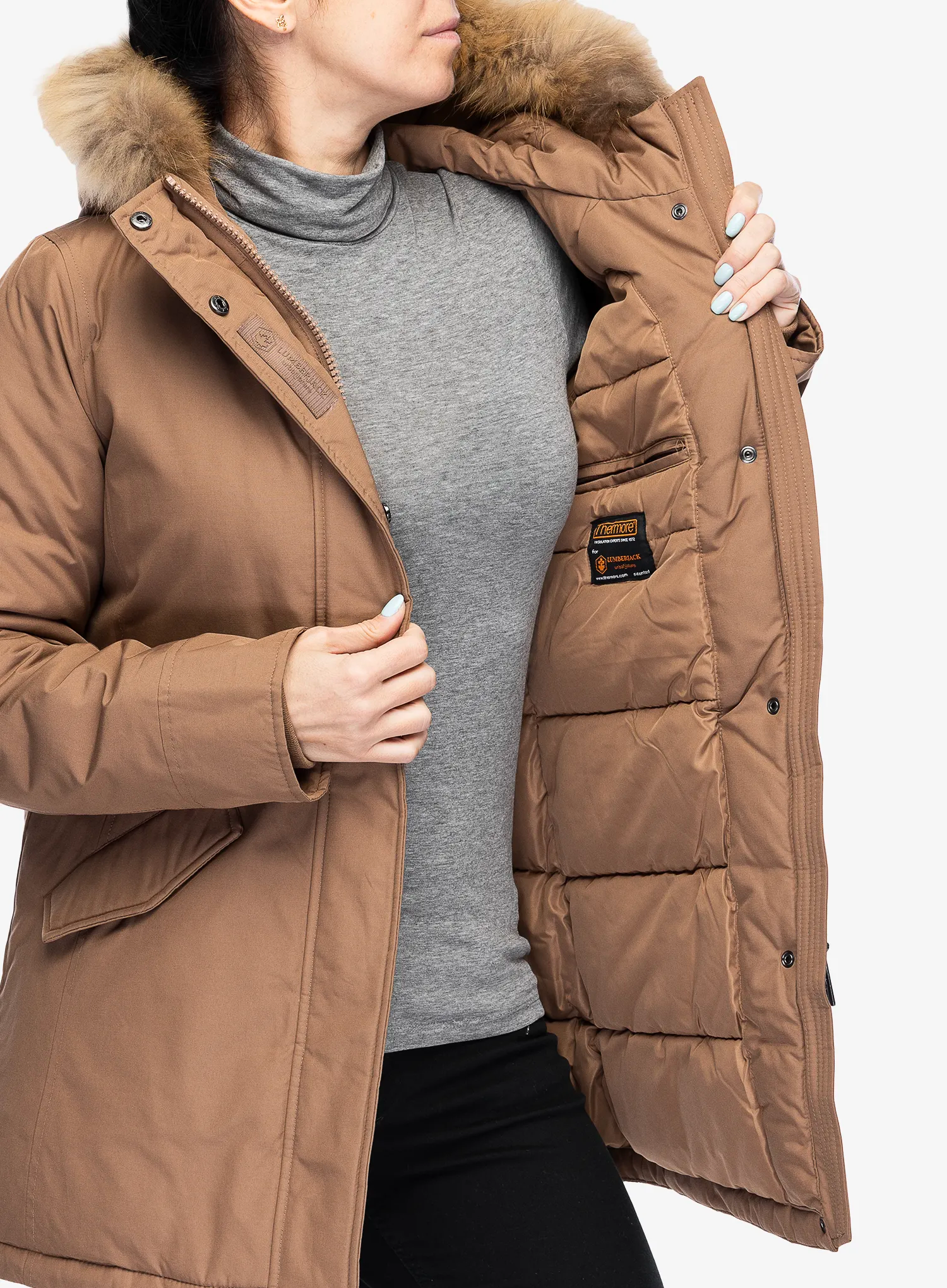 Плащ жіночий Lumberjack Alaska - light brown