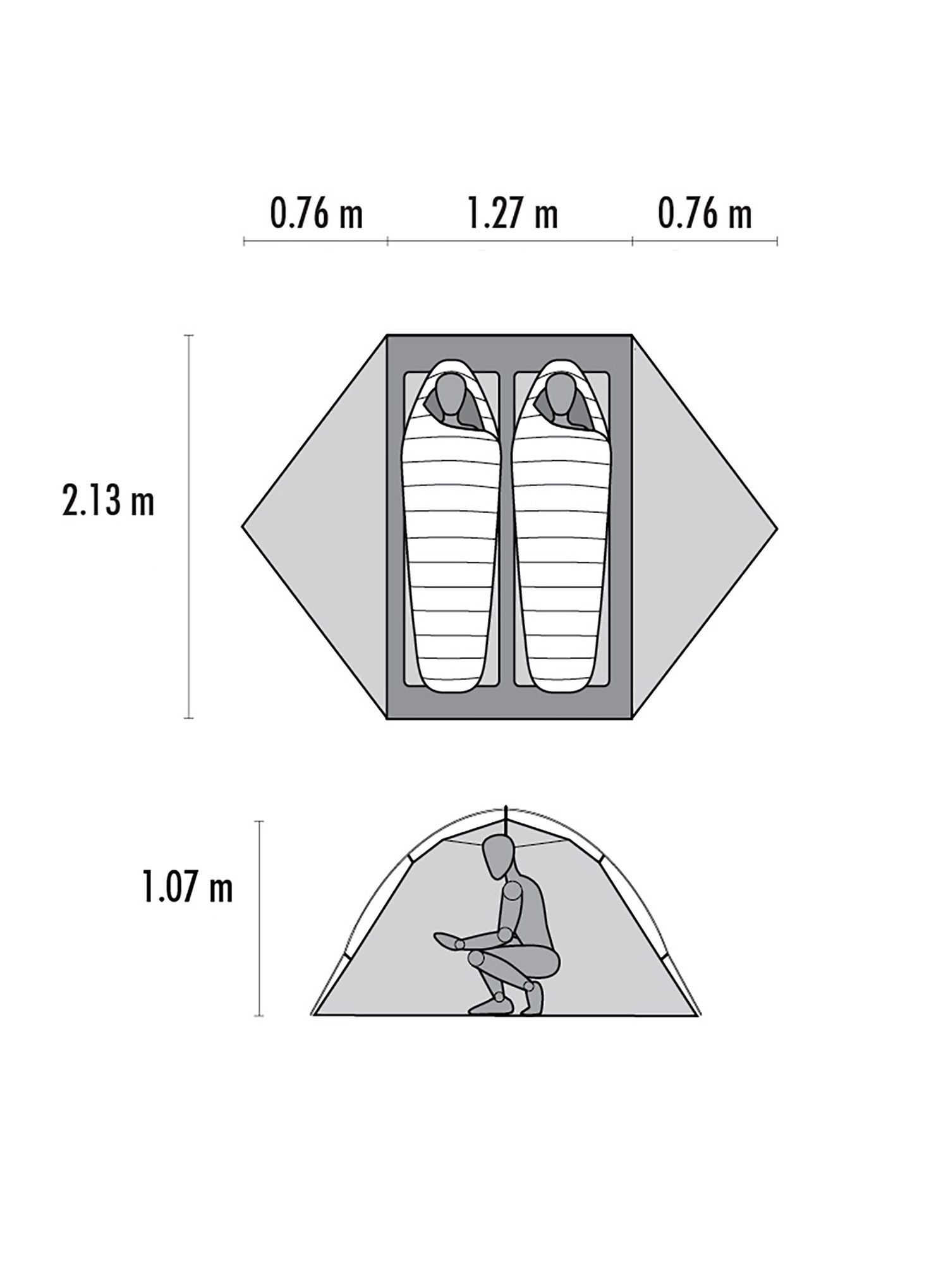 Намет велосипедний MSR Hubba Hubba Bikepack 2 
