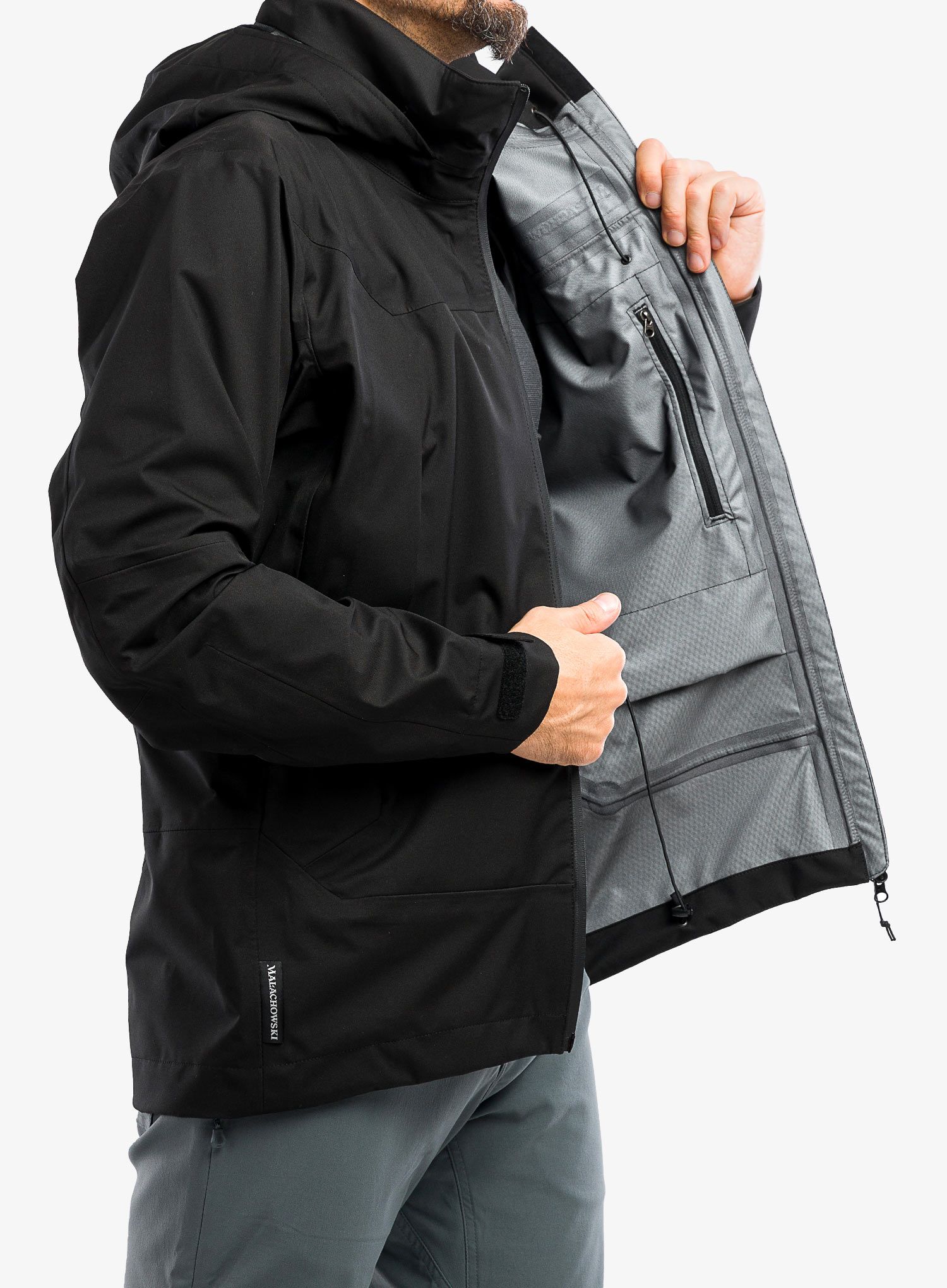 Куртка дощовик Małachowski 3L Tourist - black