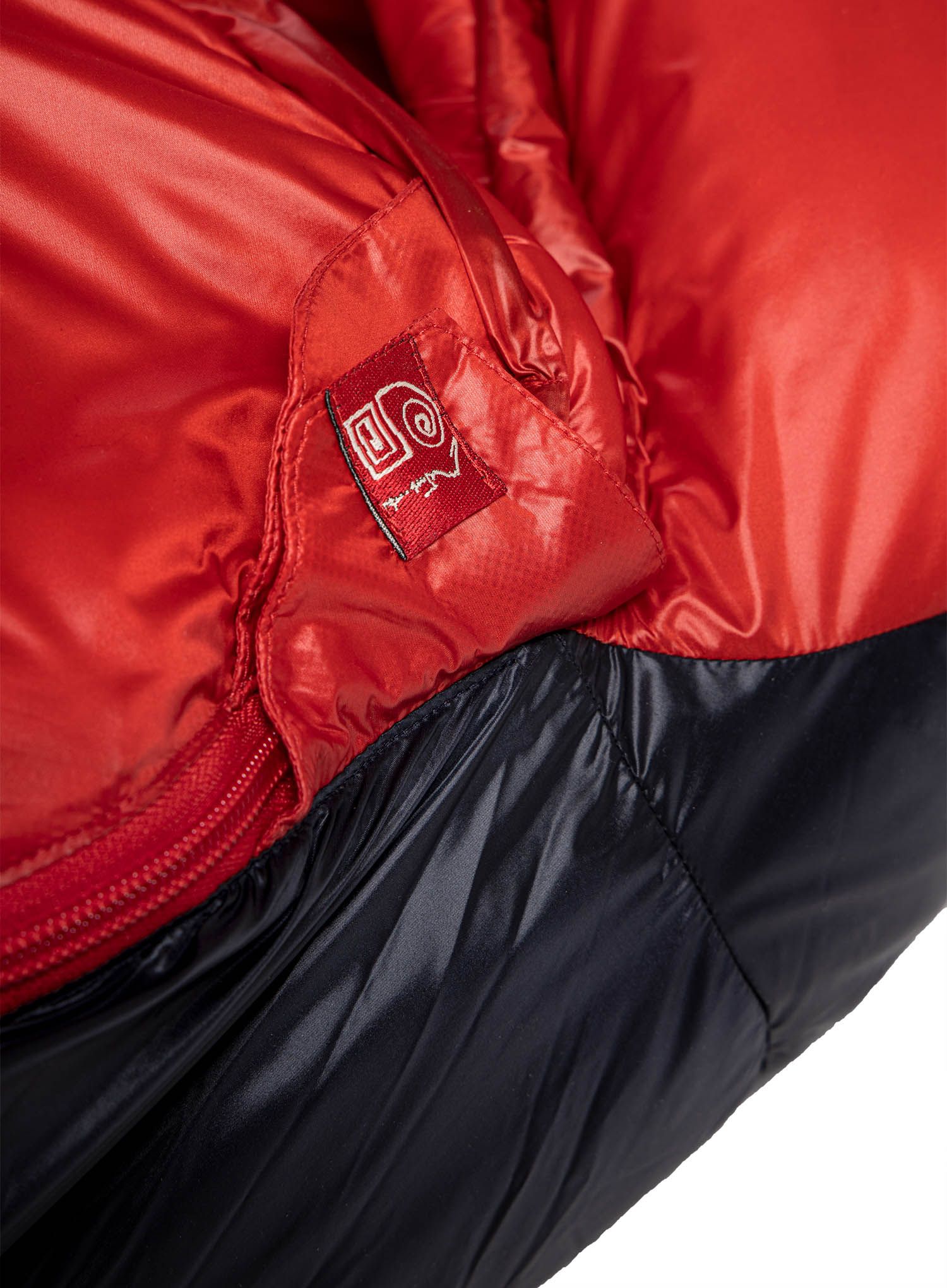 Спальний мішок пуховий Małachowski Climber II 800 (200 cm) - black/red