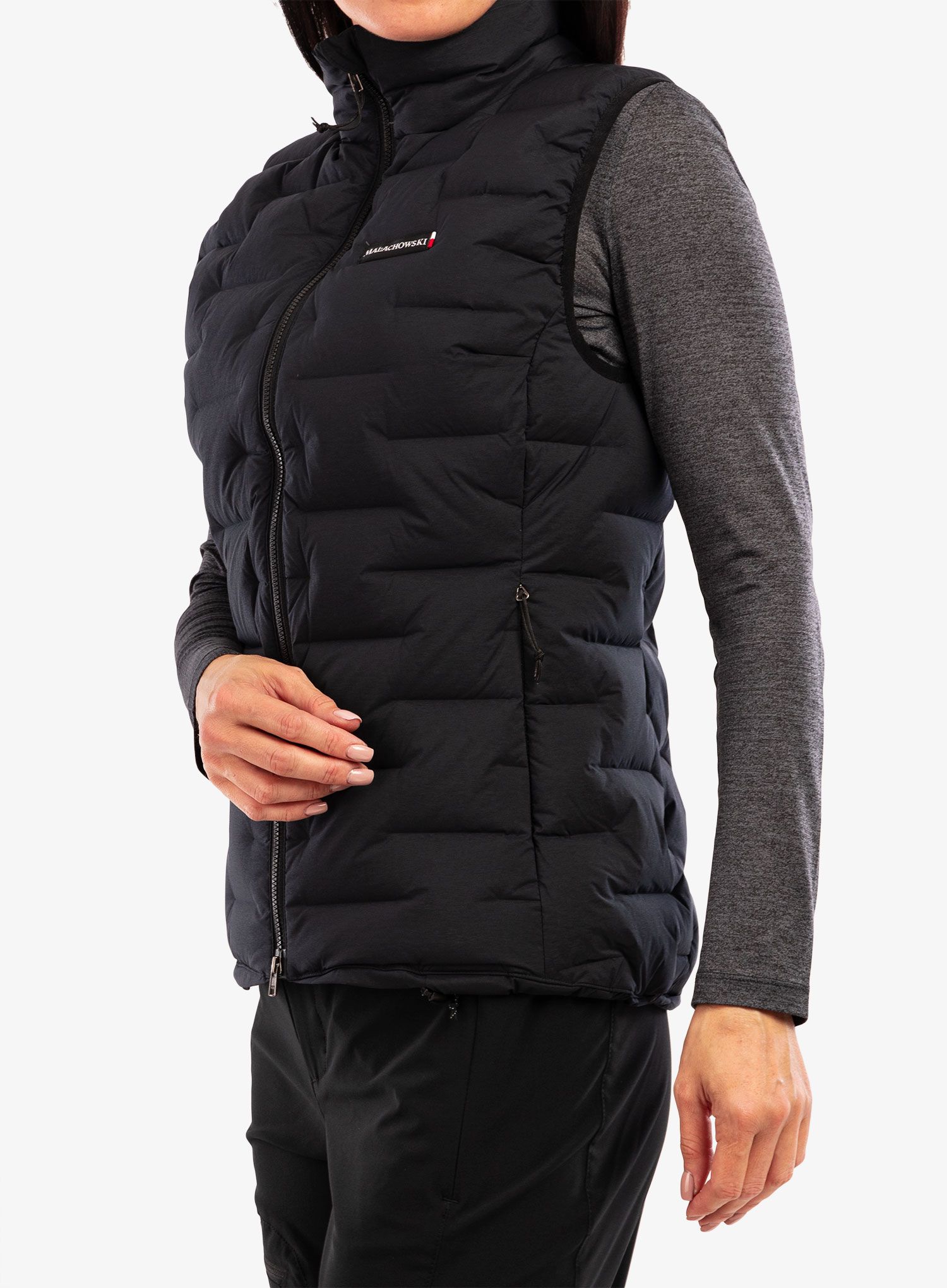 Жилет пуховий жіночий Małachowski ICON Tourist - black/black