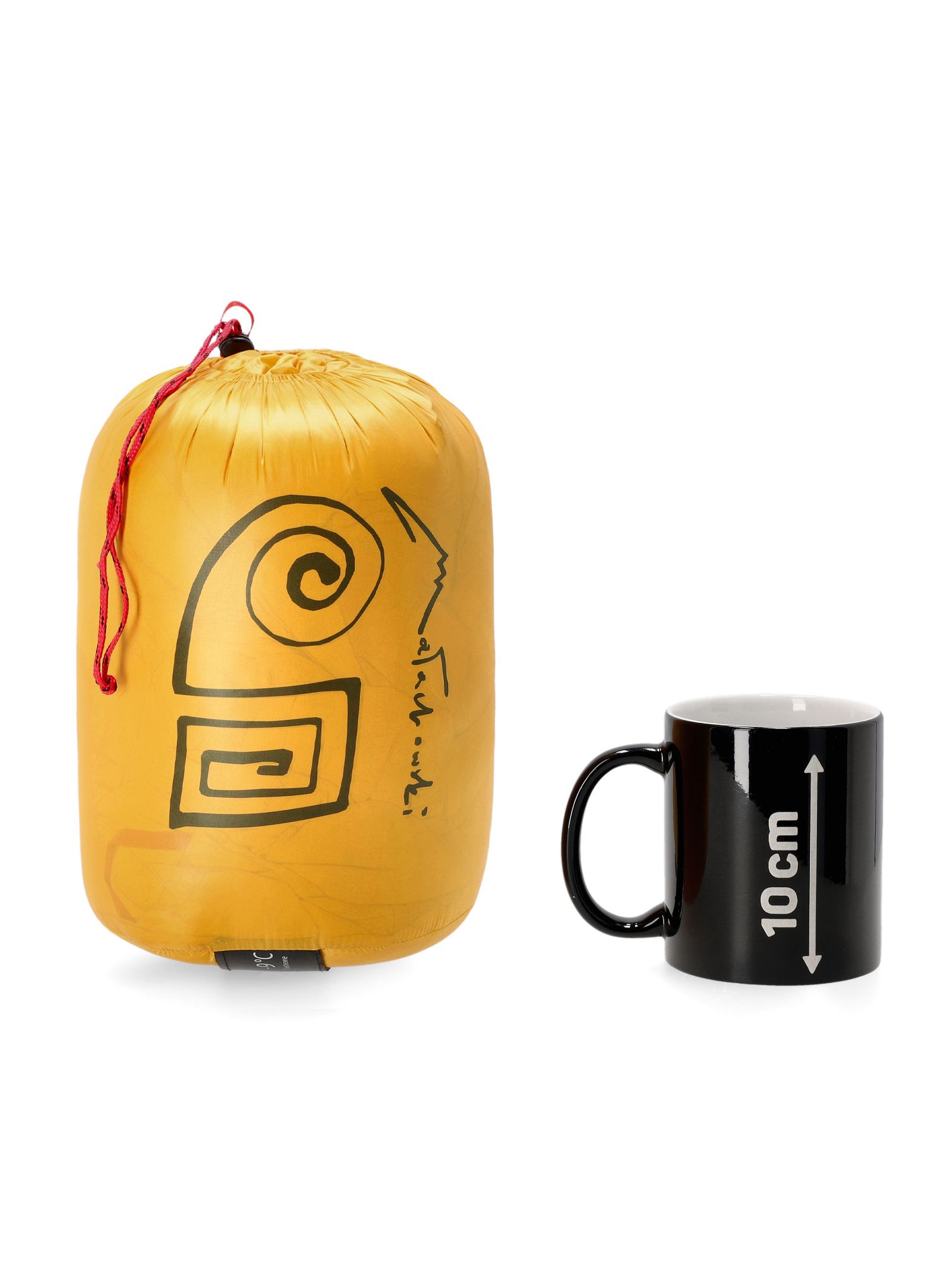 Спальний мішок пуховий Małachowski Tourist 250 M LZ (176 cm) - yellow
