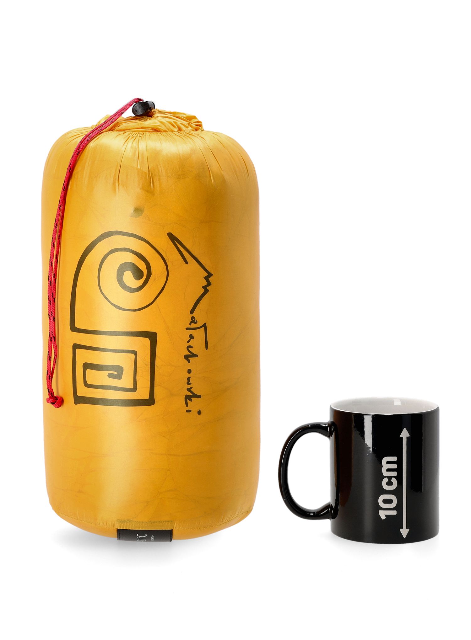 Спальний мішок пуховий Małachowski Tourist 450 M LZ (176 cm) - yellow