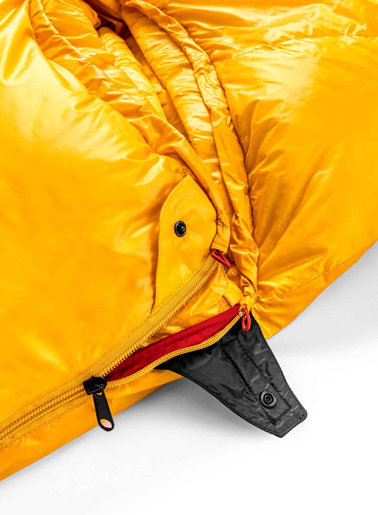 Спальний мішок пуховий Małachowski Tourist 450 M LZ (176 cm) - yellow