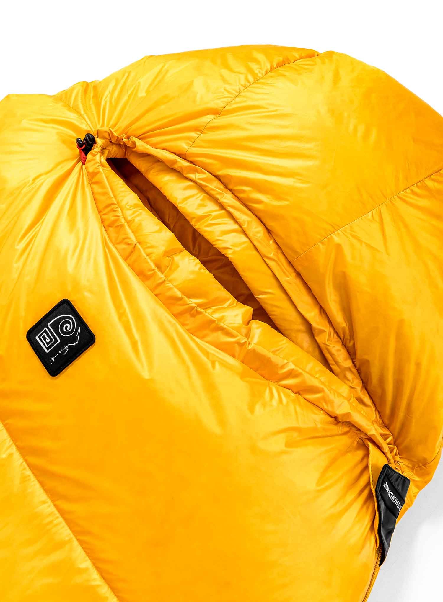 Спальний мішок пуховий Małachowski Tourist 450 M LZ (176 cm) - yellow