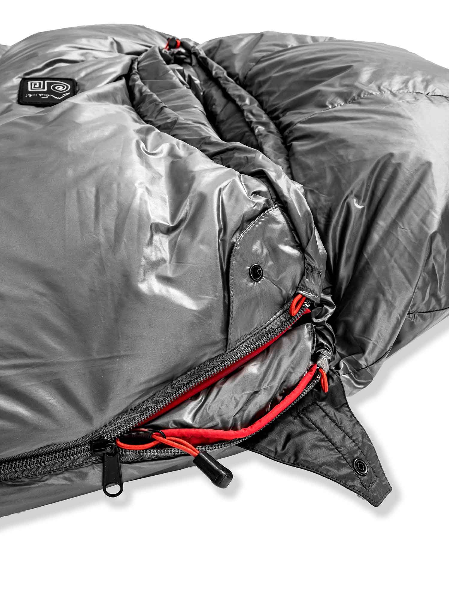 Спальний мішок пуховий Małachowski Tourist 450 L LZ (188 cm) - grey