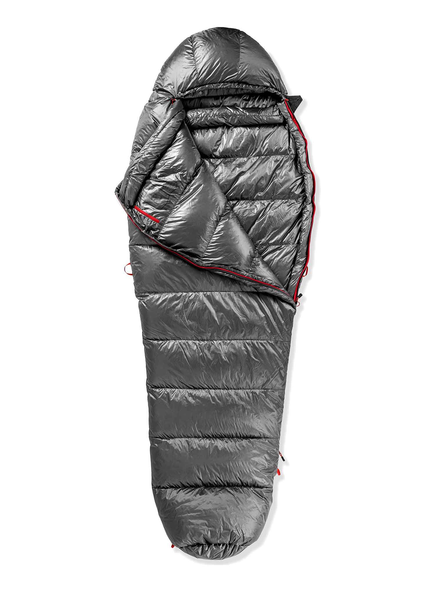Спальний мішок пуховий Małachowski Tourist 450 XL LZ (200 cm) - grey