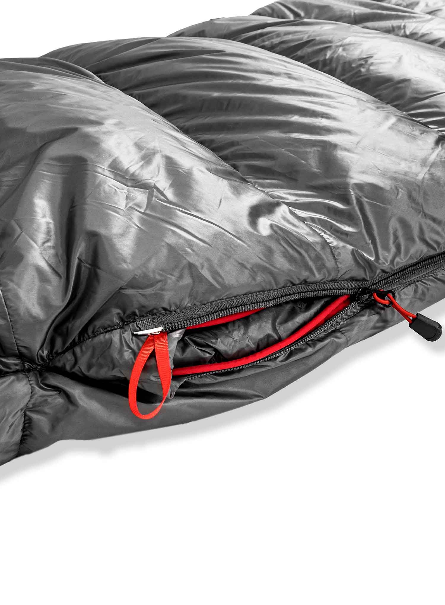 Спальний мішок пуховий Małachowski Tourist 450 XL LZ (200 cm) - grey