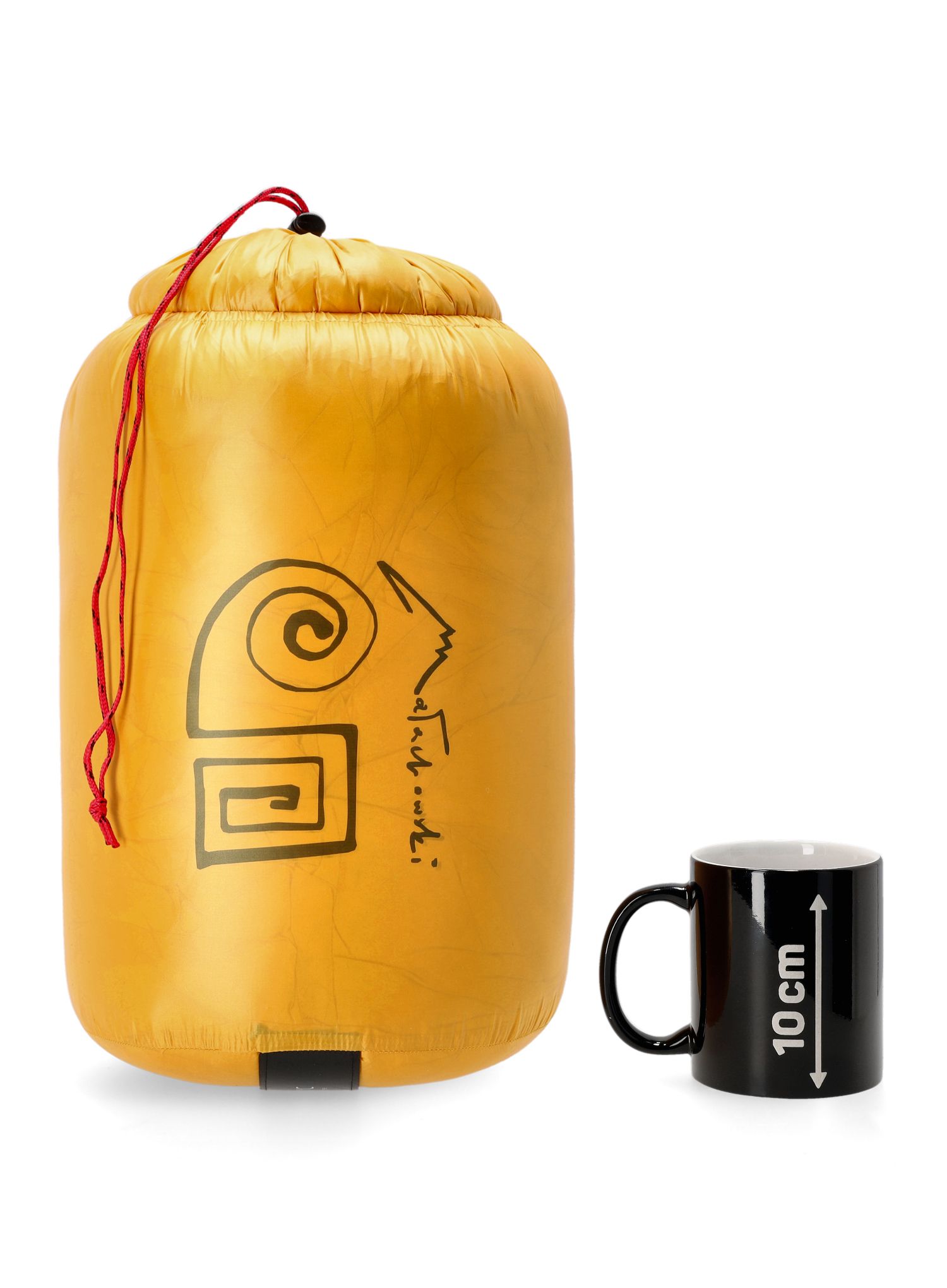Спальний мішок пуховий Małachowski Tourist 650 L LZ (188 cm) - yellow