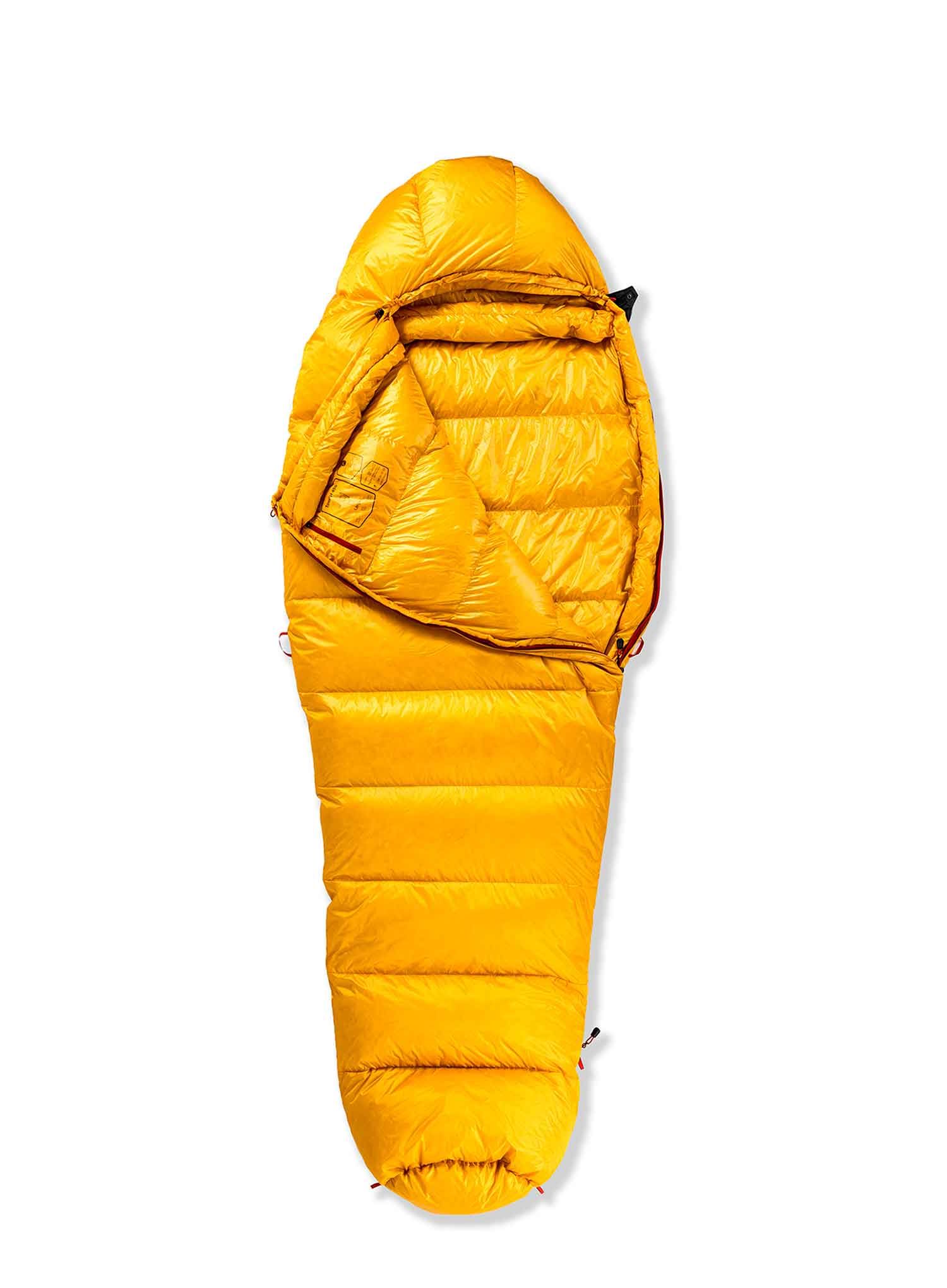 Спальний мішок пуховий Małachowski Tourist 650 M LZ (176 cm) - yellow