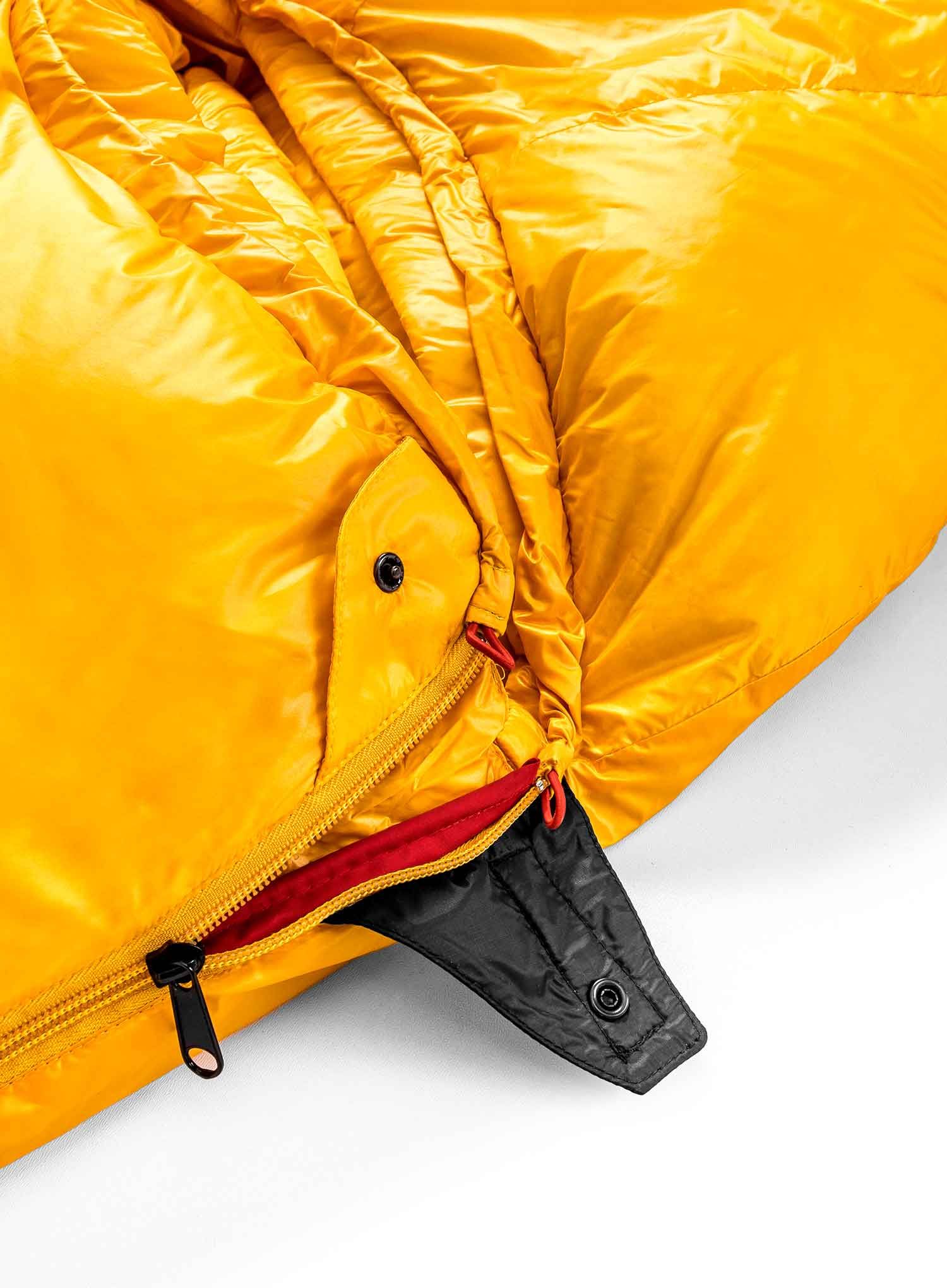 Спальний мішок пуховий Małachowski Tourist 650 M LZ (176 cm) - yellow