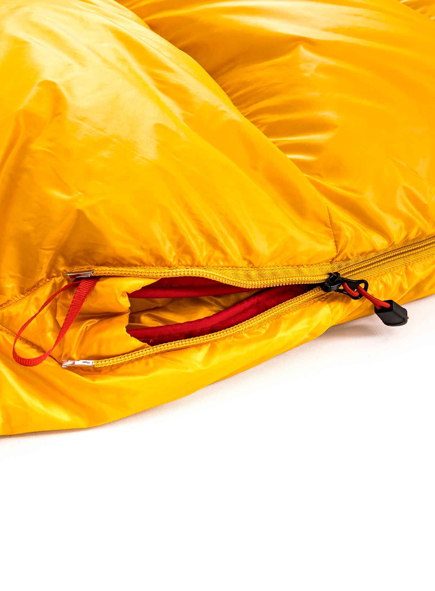 Спальний мішок пуховий Małachowski Tourist 650 M LZ (176 cm) - yellow