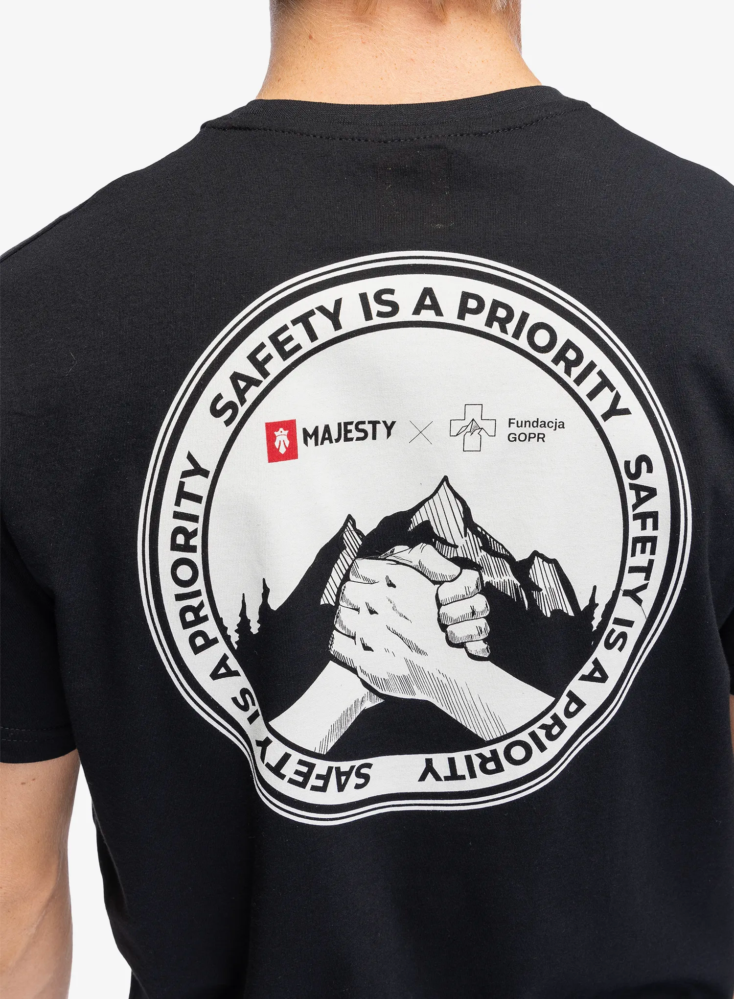 Футболка Majesty Fundacja GOPR Help and Protect T-shirt  - black
