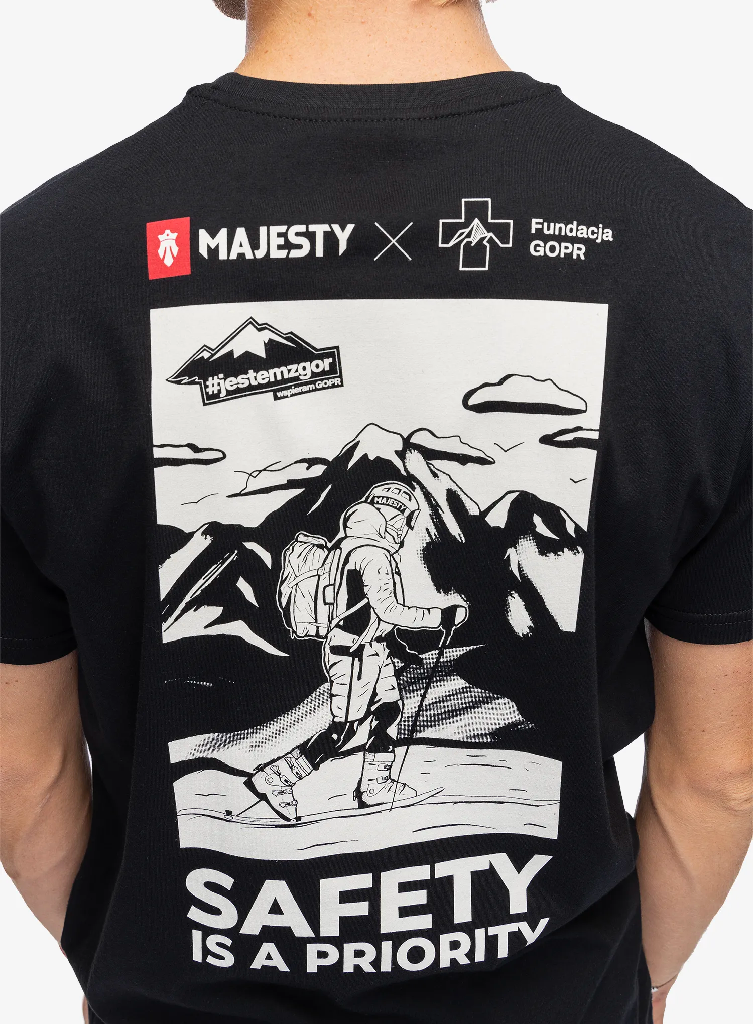 Футболка Majesty Fundacja GOPR Ratownik T-shirt  - black