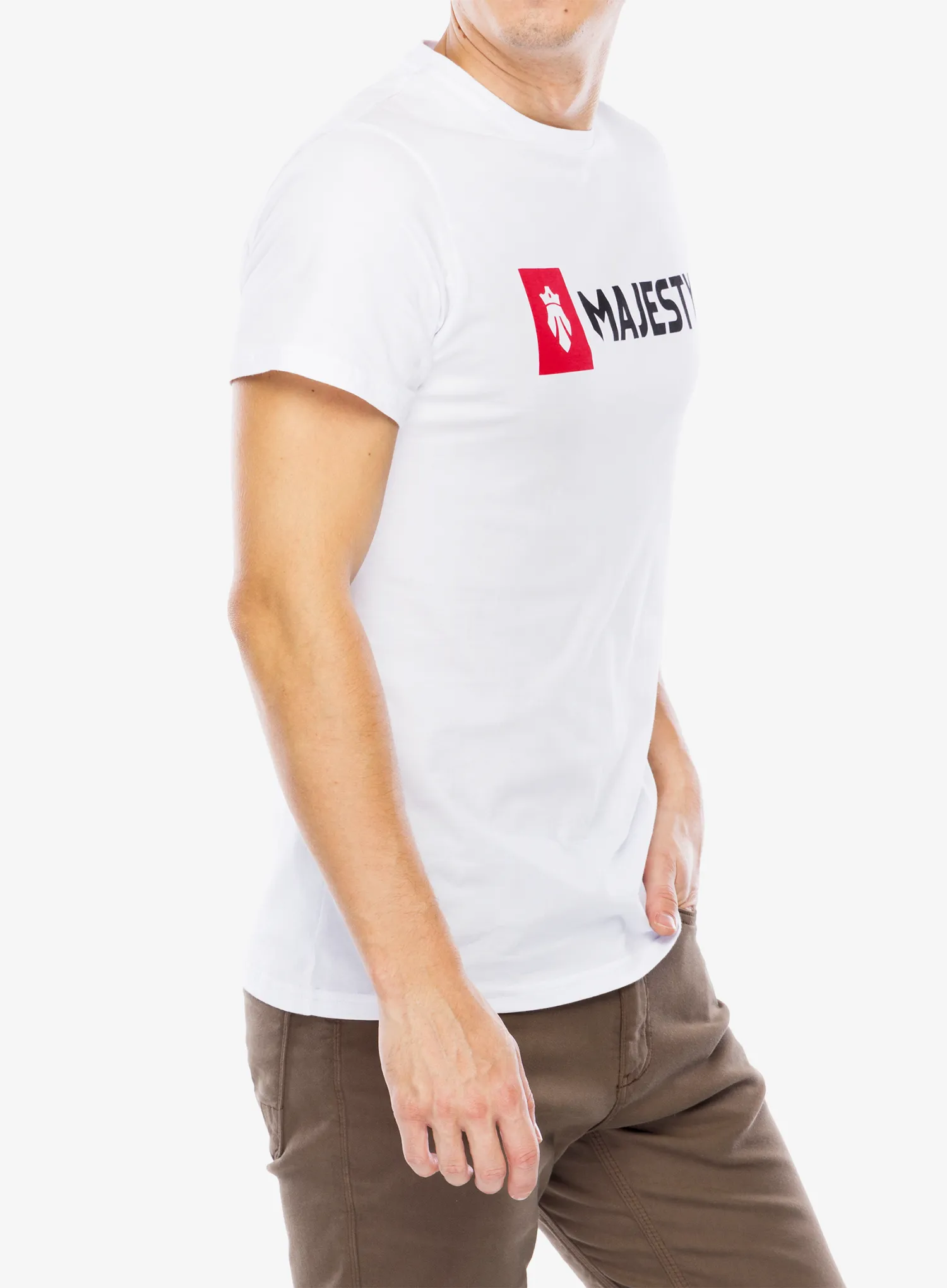 Футболка бавовняна Majesty Logo T-shirt - white