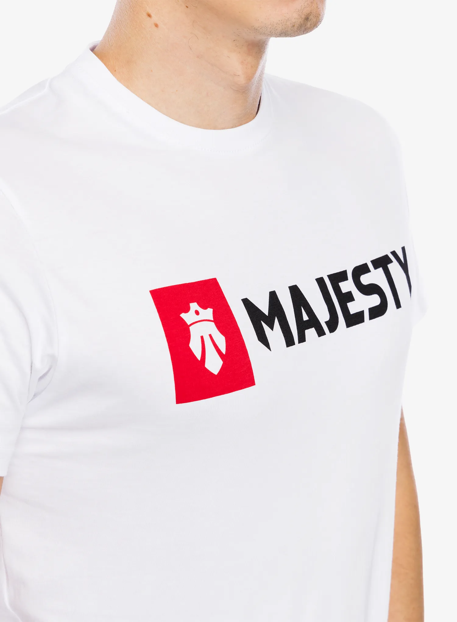 Футболка бавовняна Majesty Logo T-shirt - white