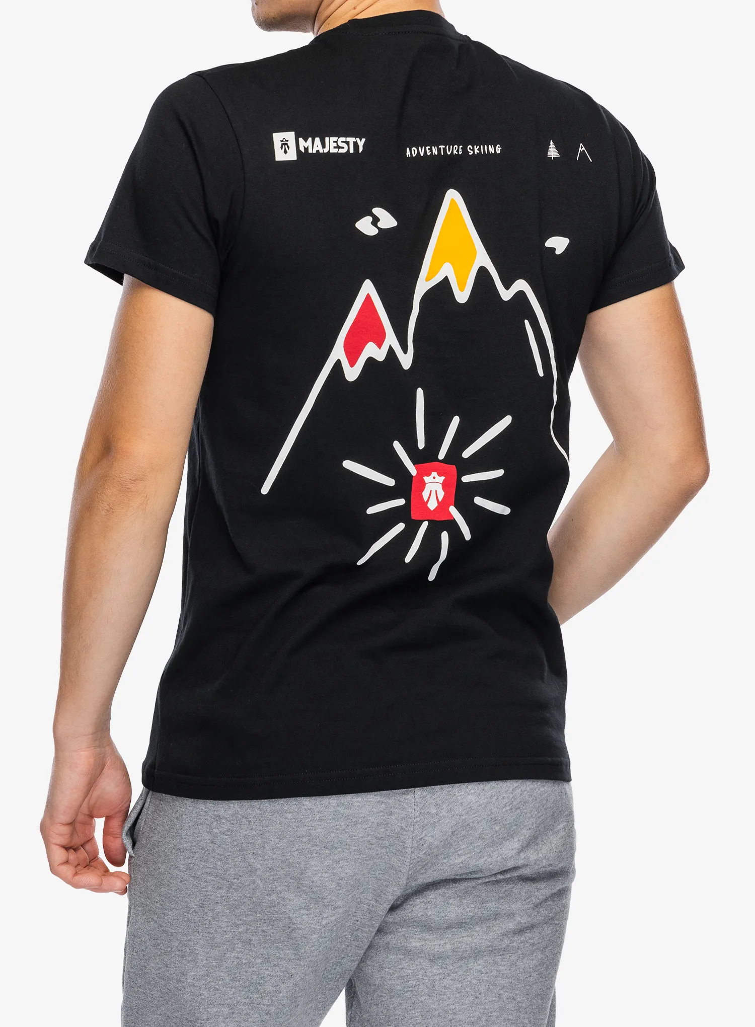 Футболка бавовняна Majesty Mountain T-Shirt - black