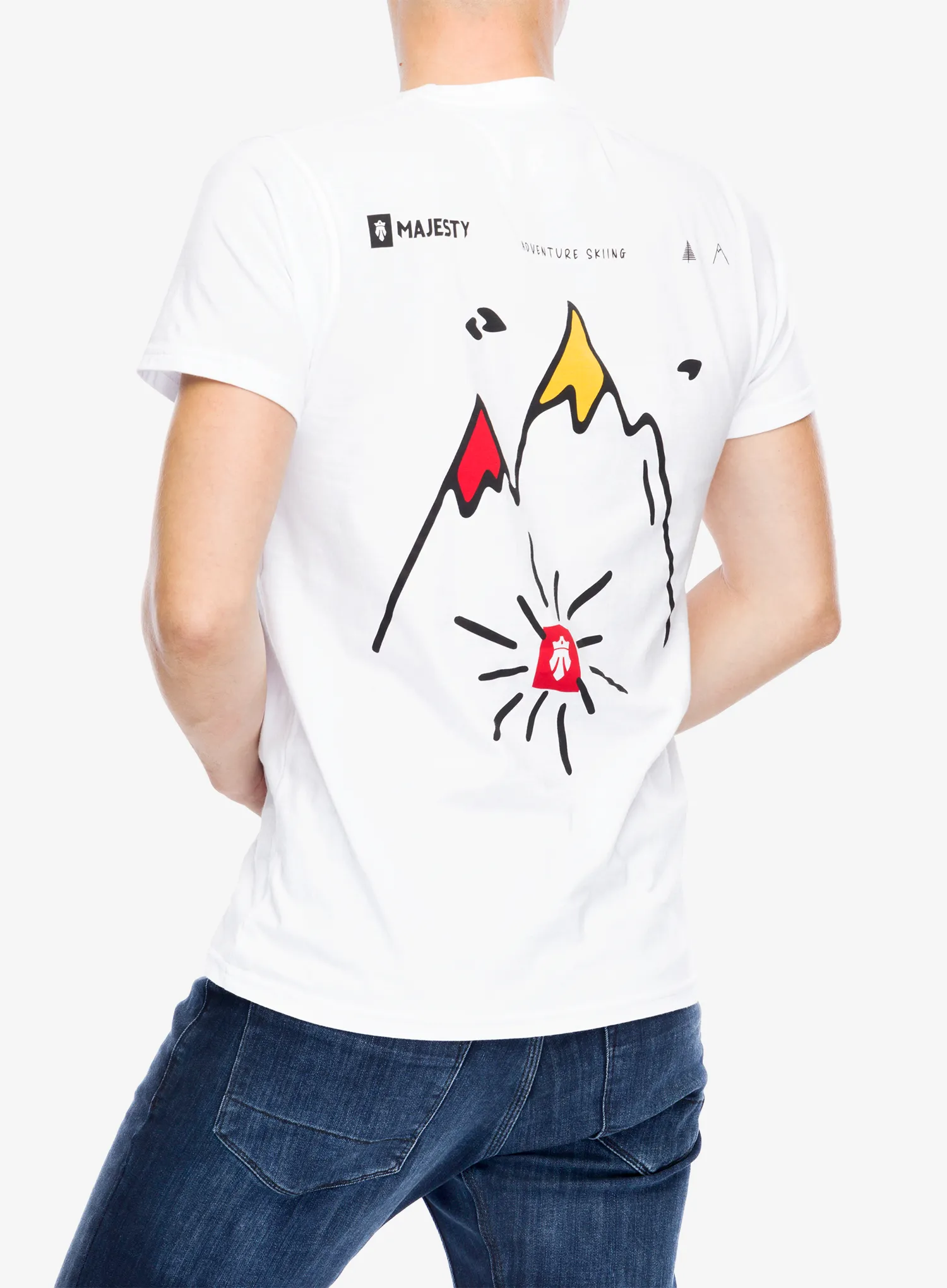 Футболка бавовняна Majesty Mountain T-Shirt - white