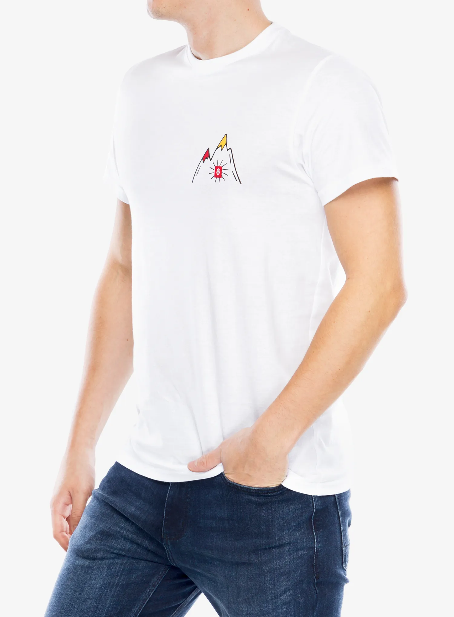 Футболка бавовняна Majesty Mountain T-Shirt - white