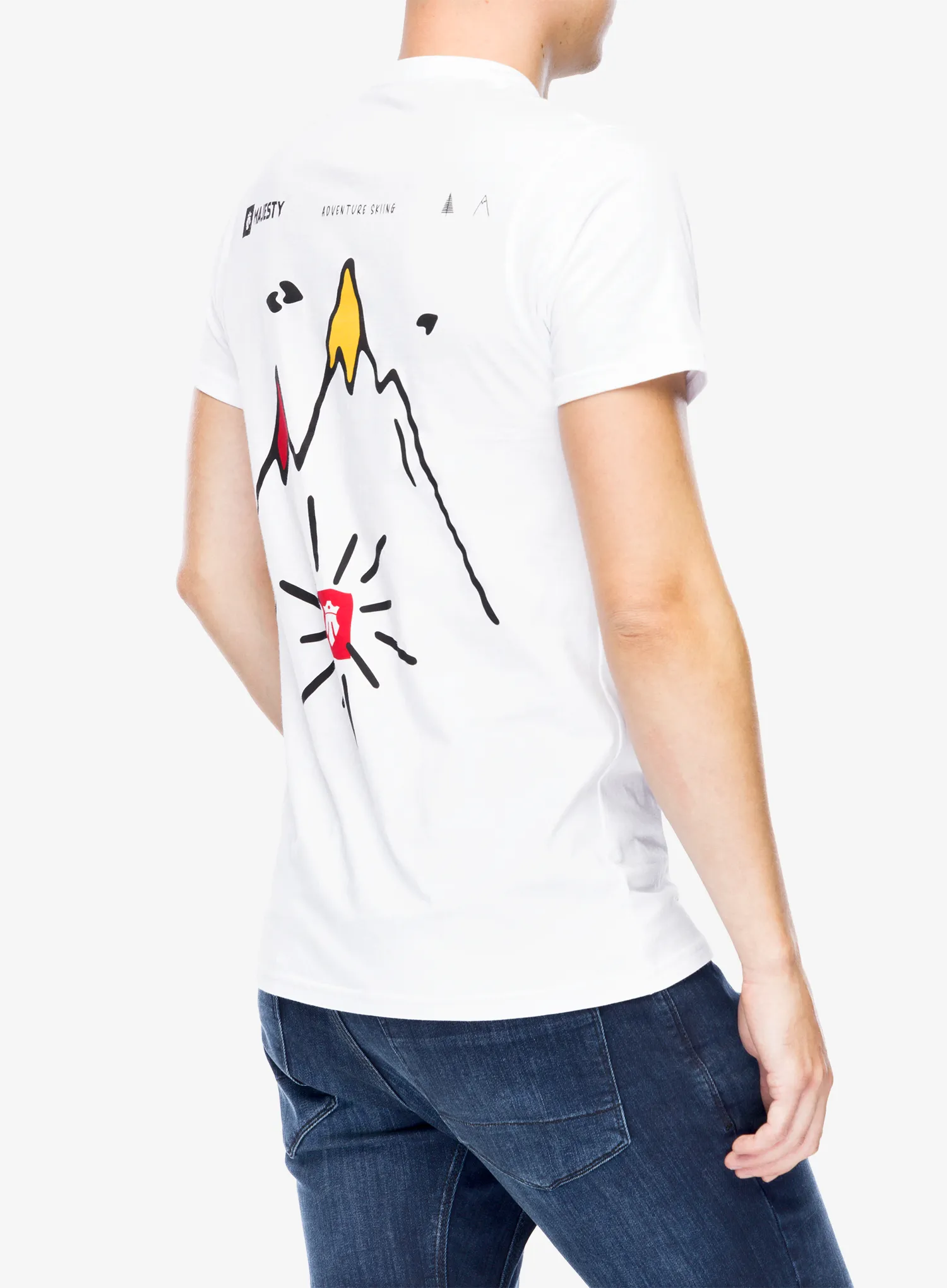 Футболка бавовняна Majesty Mountain T-Shirt - white