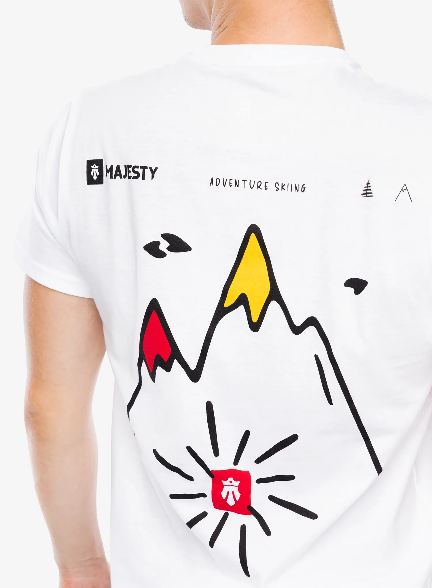 Футболка бавовняна Majesty Mountain T-Shirt - white