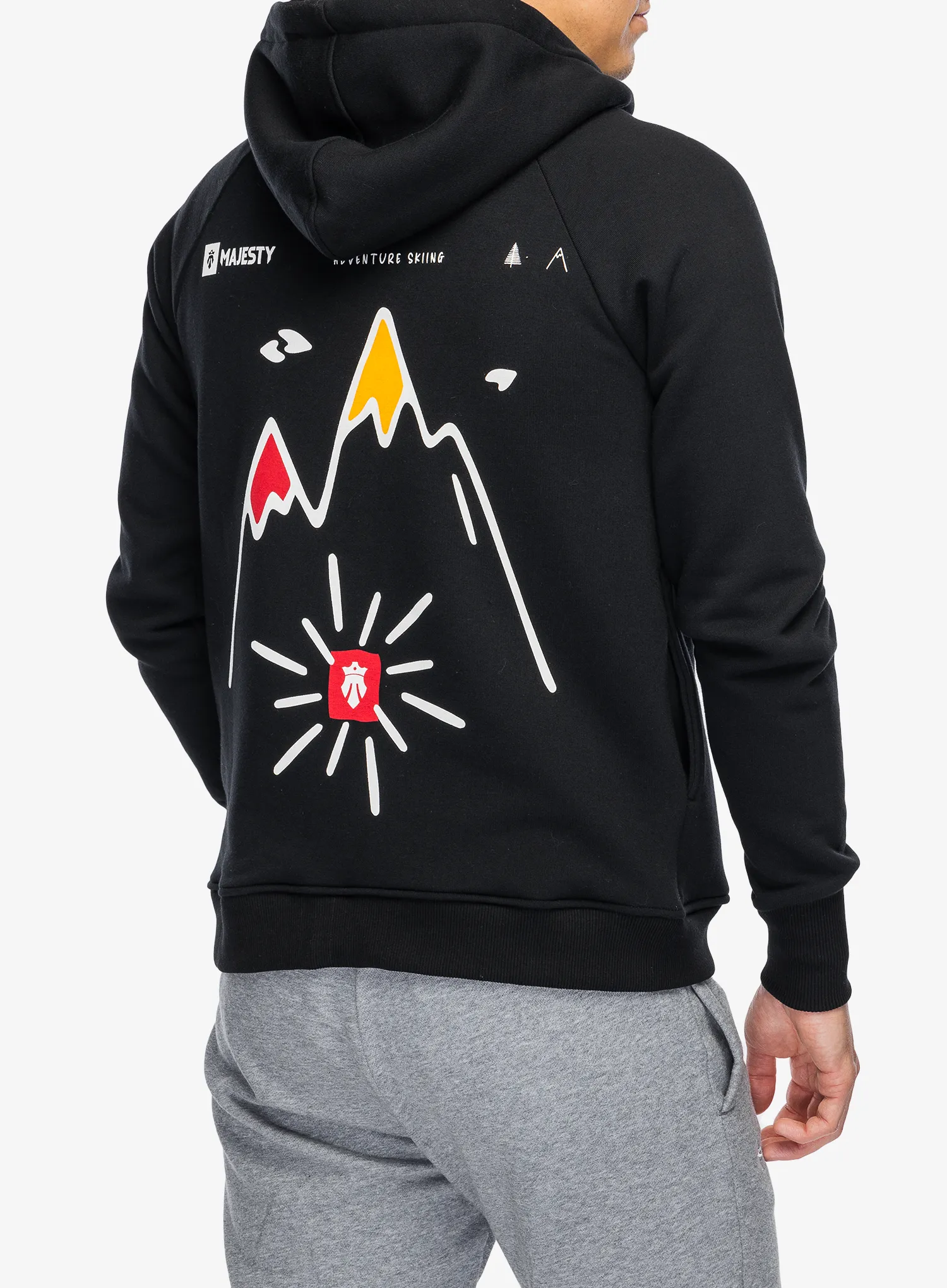 Кофта на замку Majesty Mountain Zipped Hoodie - black