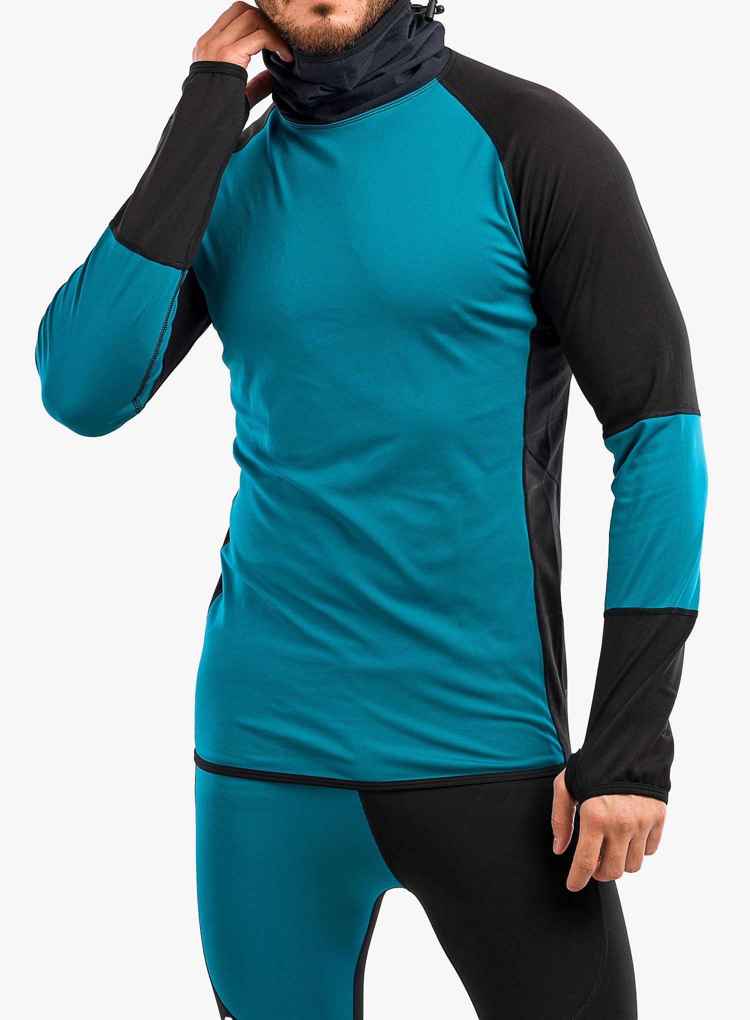 Термокофта Majesty Surface Base Layer Top - black/green