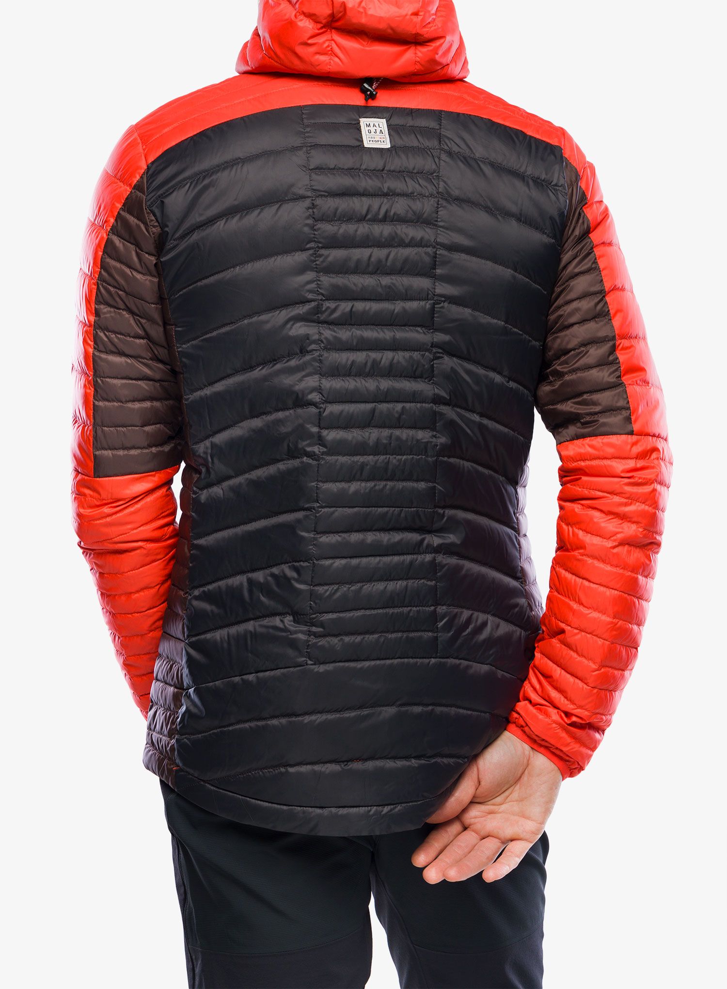 Пуховик Maloja Almaj - fire red multi