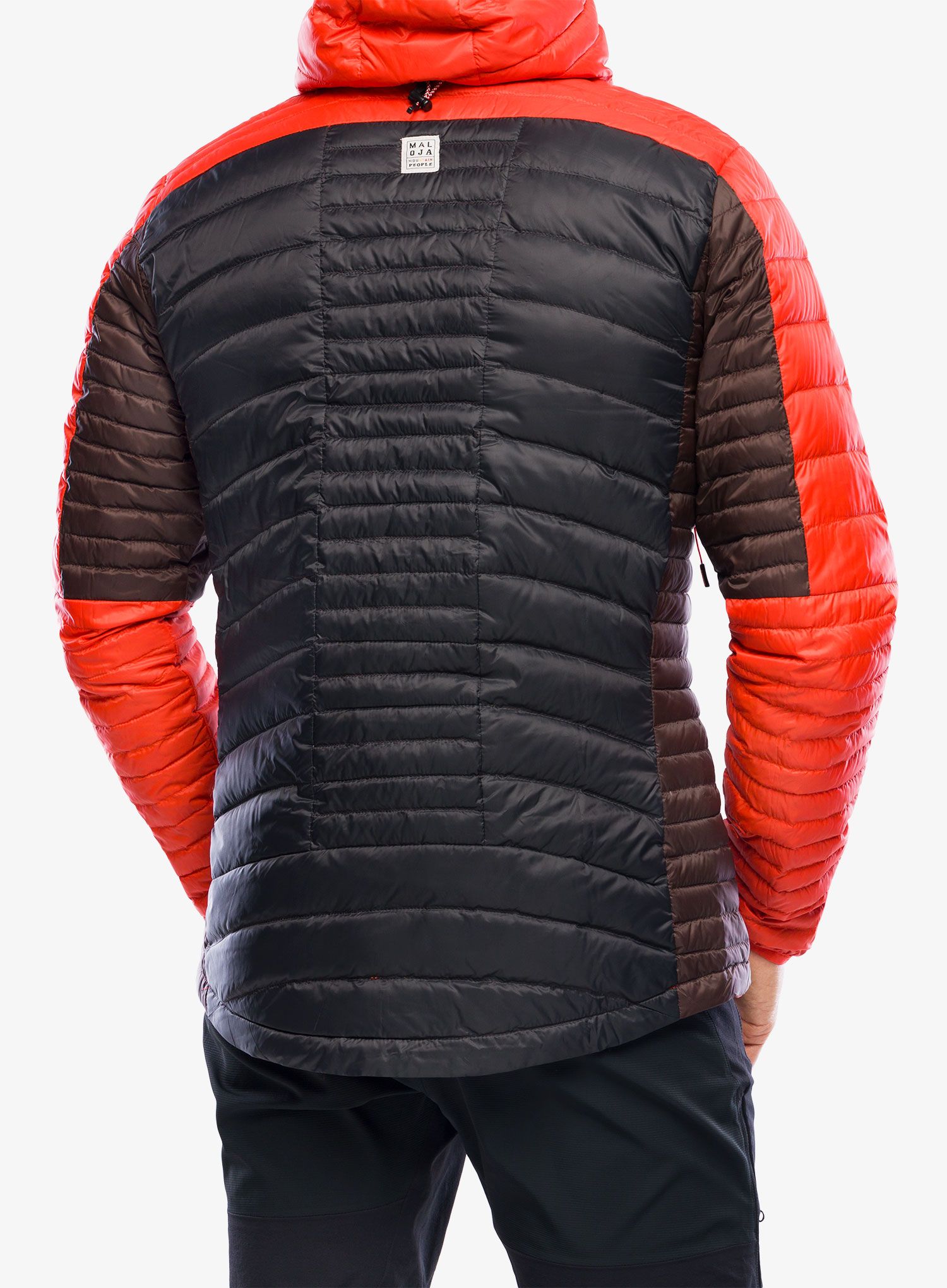 Пуховик Maloja Almaj - fire red multi