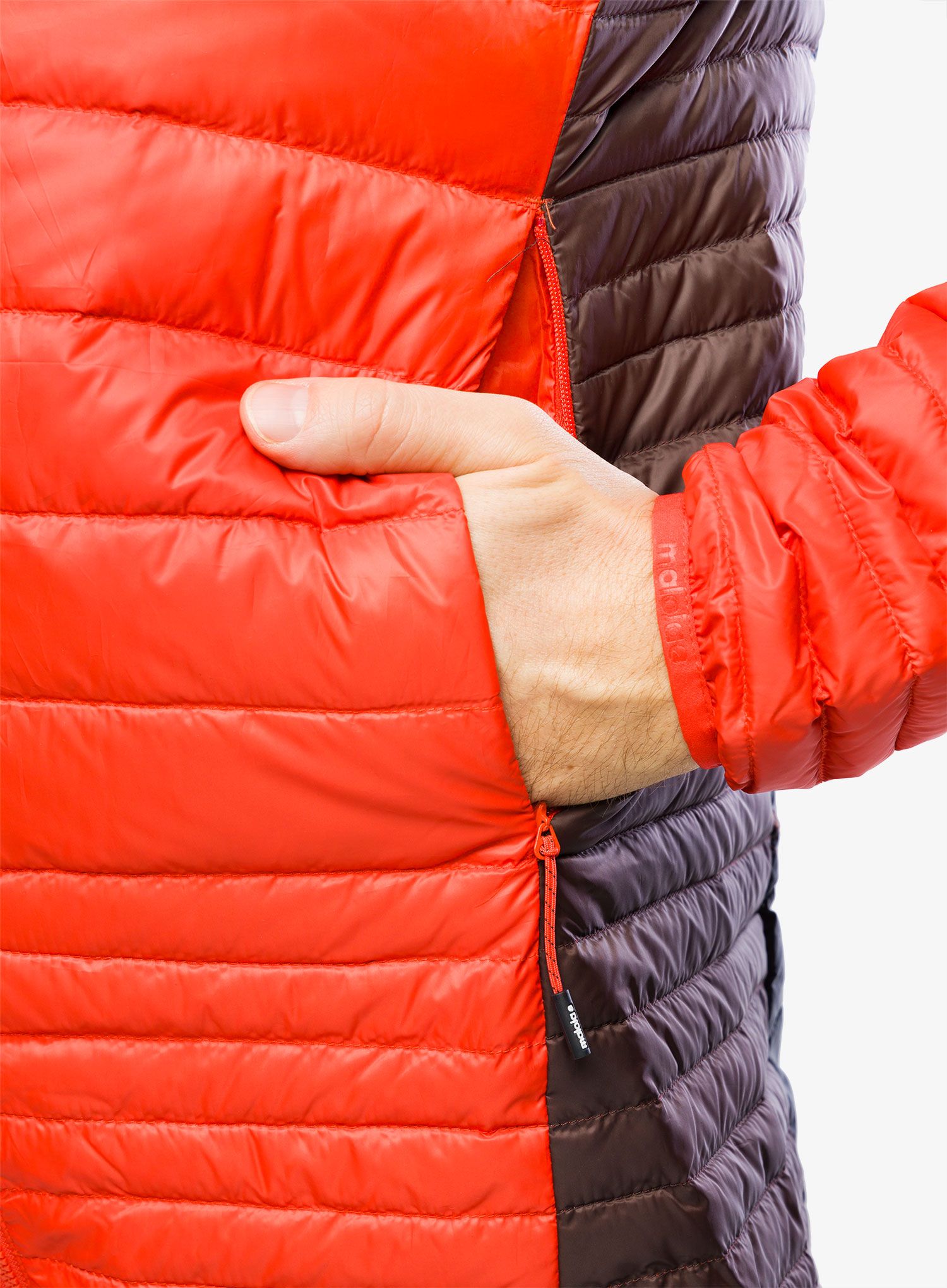 Пуховик Maloja Almaj - fire red multi