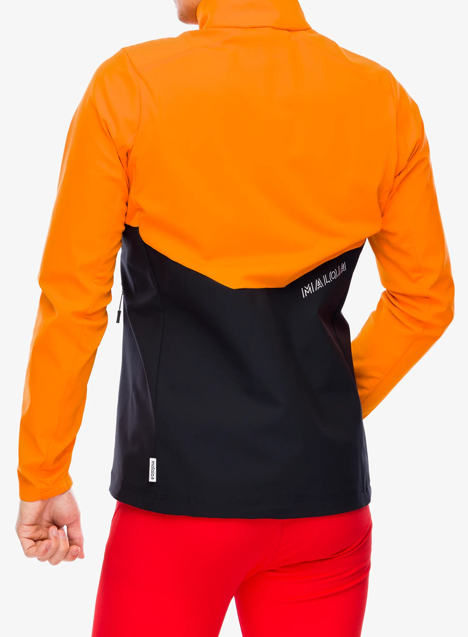 Куртка softshell Maloja Alpel - orange sun multi