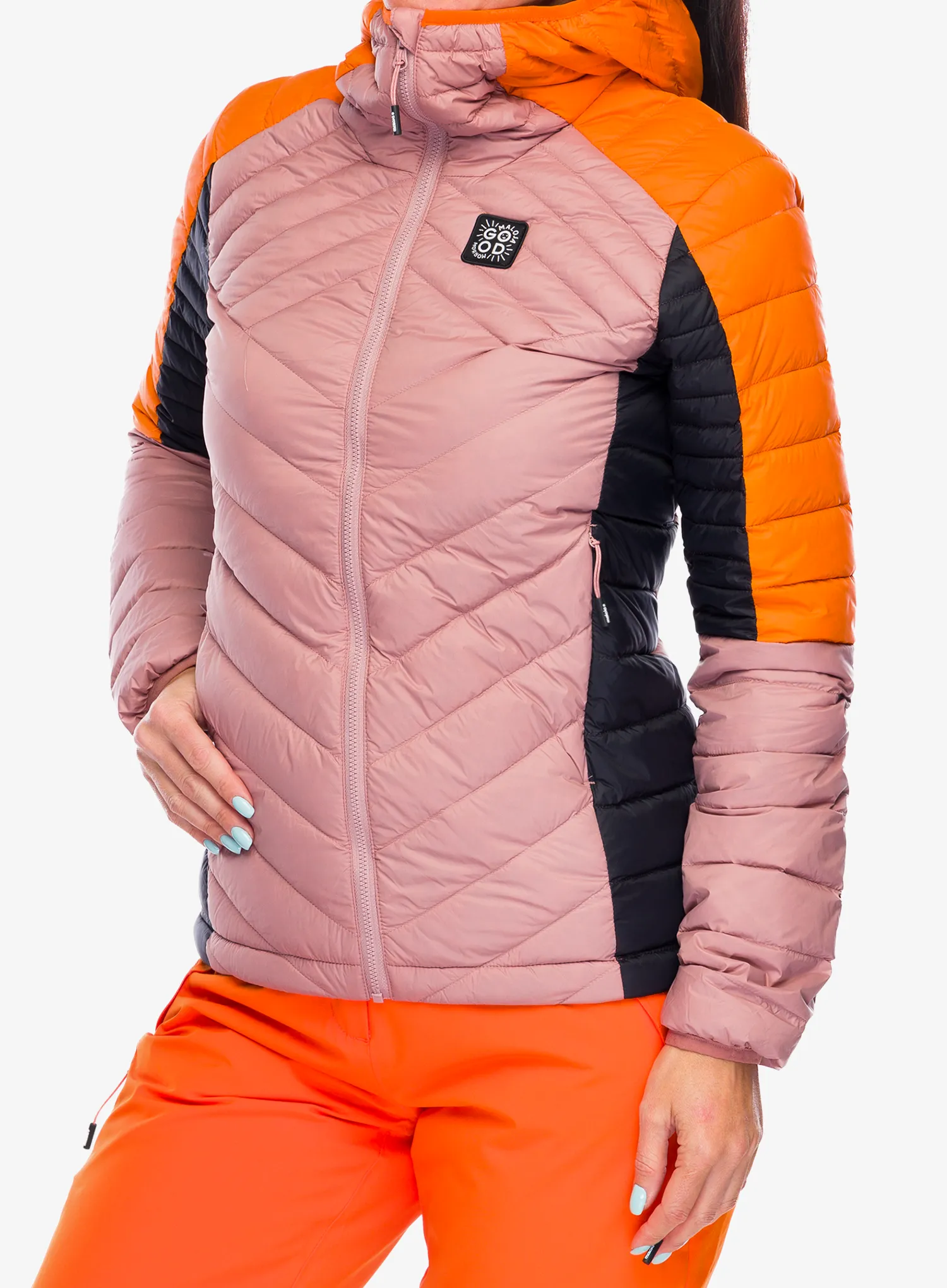 Пуховик жіноча Maloja Argentera - mauve multi