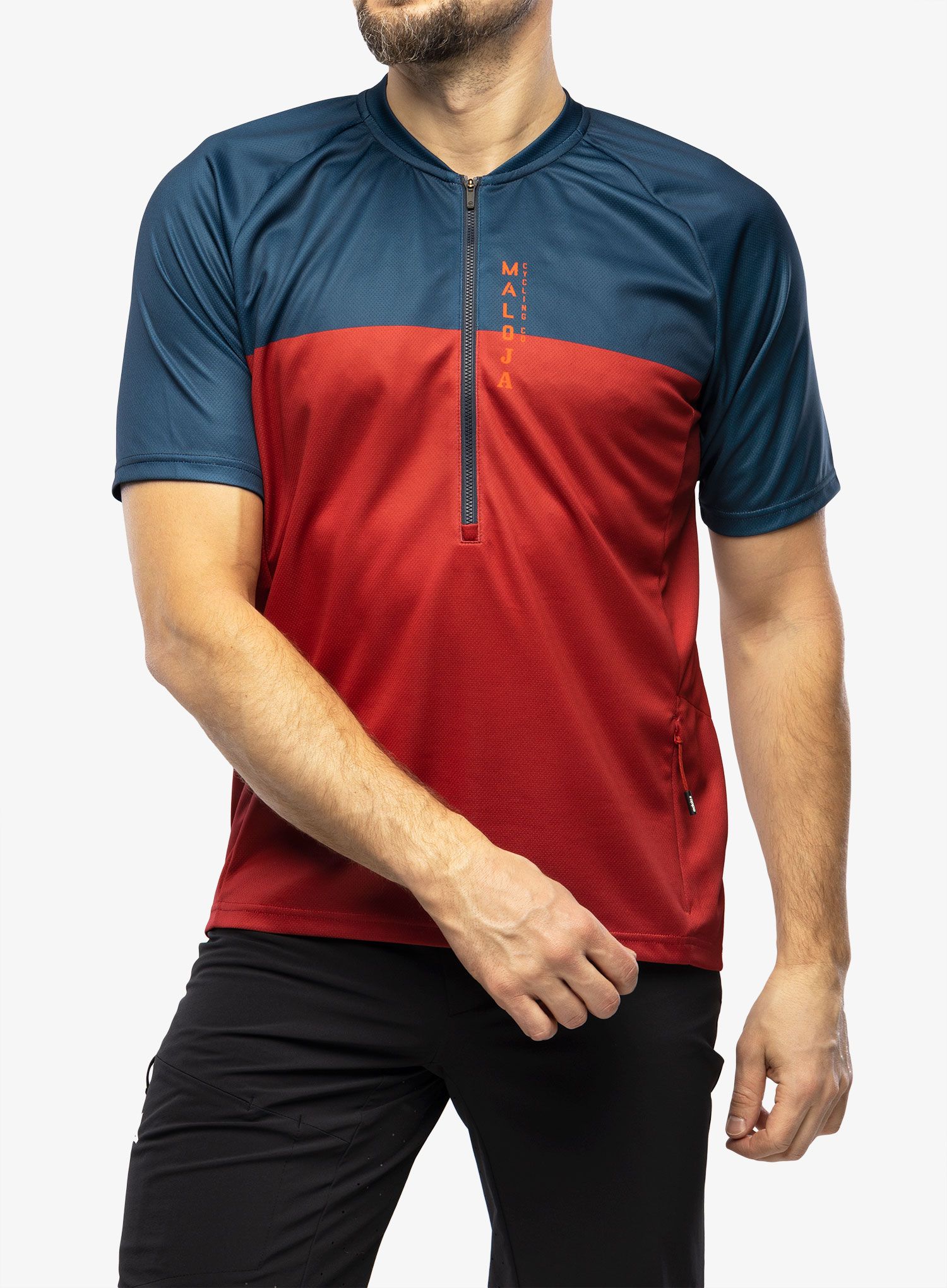 Футболка мтб Maloja Baretti All Mountain - midnight multi