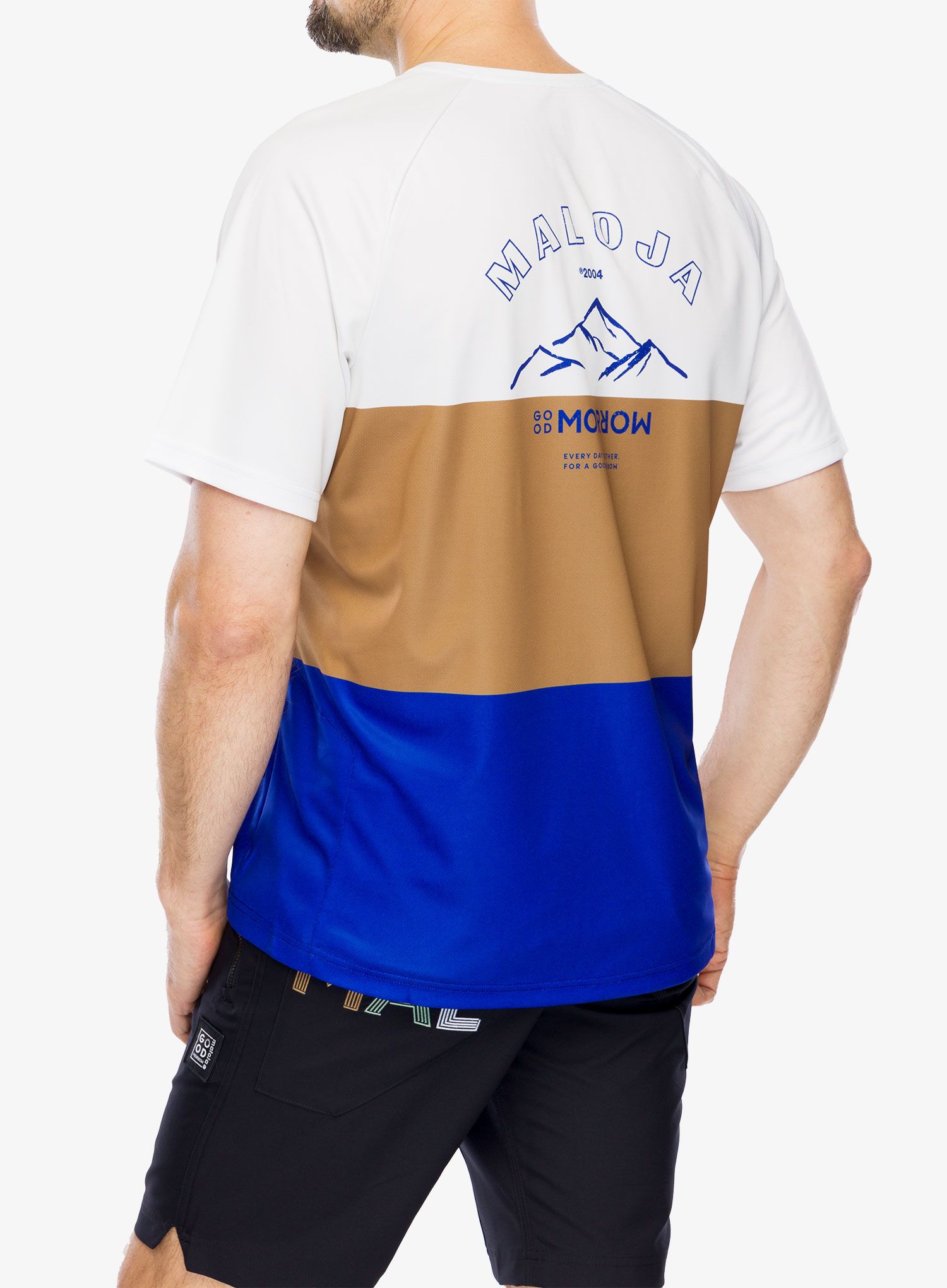 Футболка мтб Maloja Baretti Multi - glacier milk multi