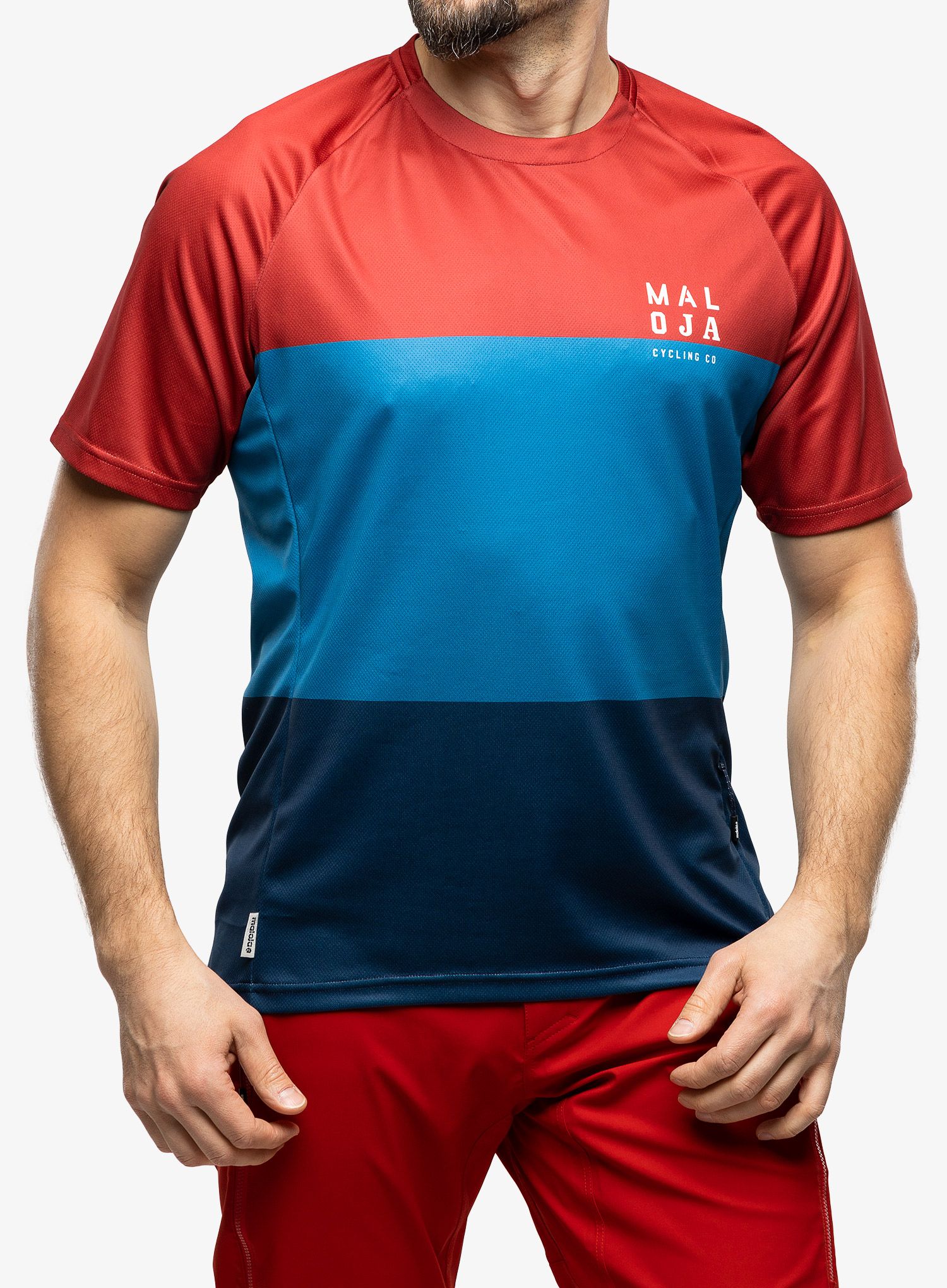 Футболка мтб Maloja Baretti Multi - midnight multi