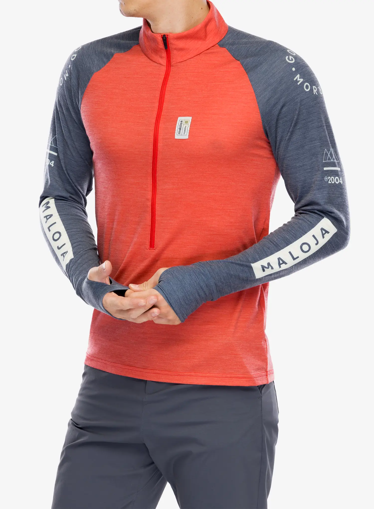 Кофта Maloja Bogone - fire red multi