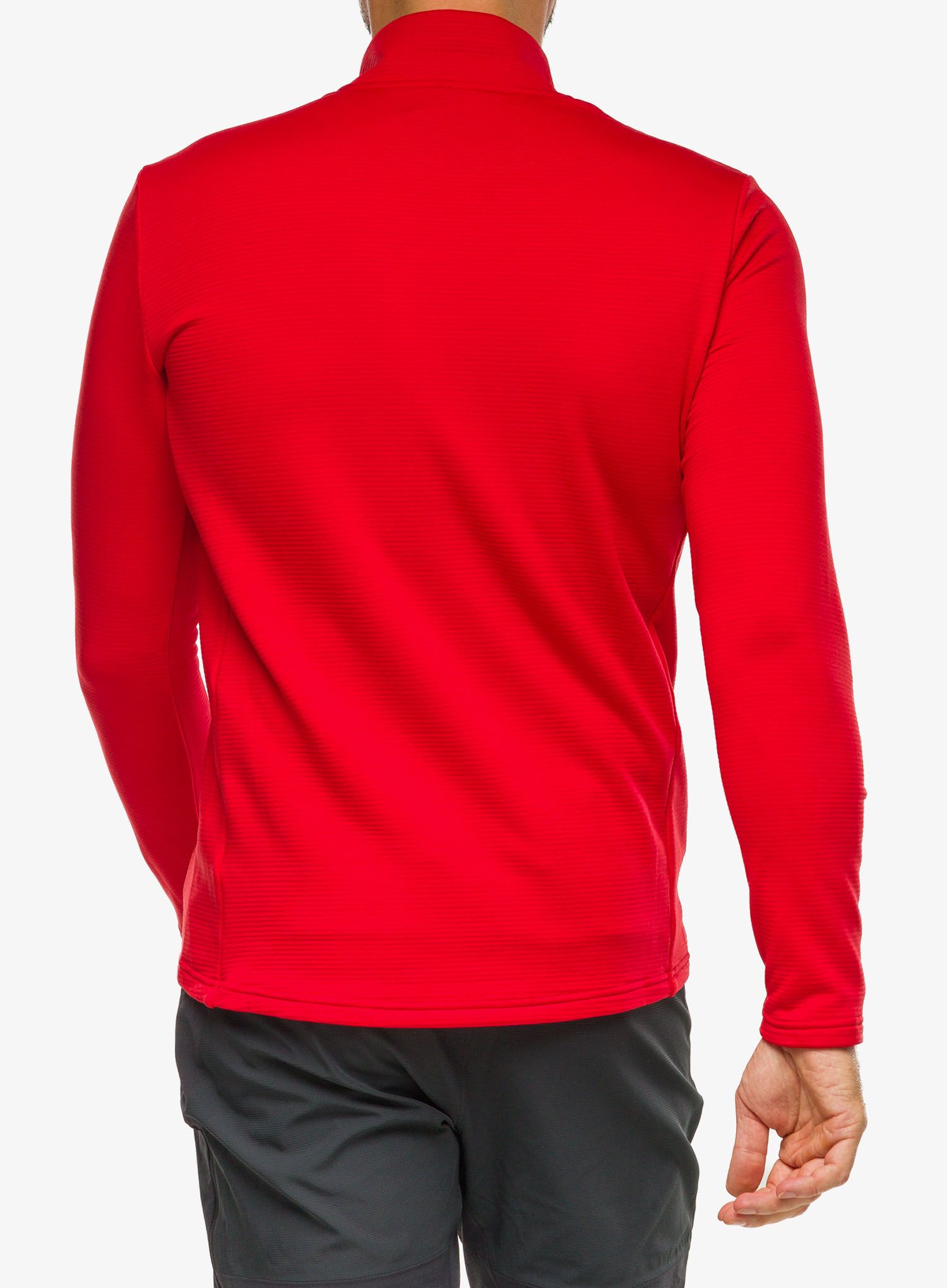 Кофта на блискавці 1/2 Maloja Cesar - fire red