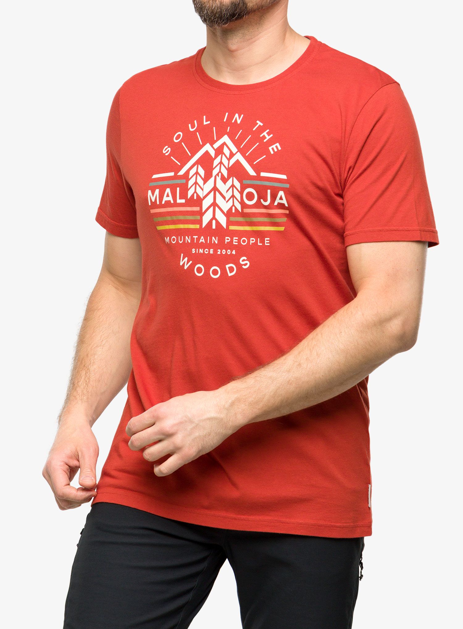 Футболка Maloja Eukalyptus - firebug