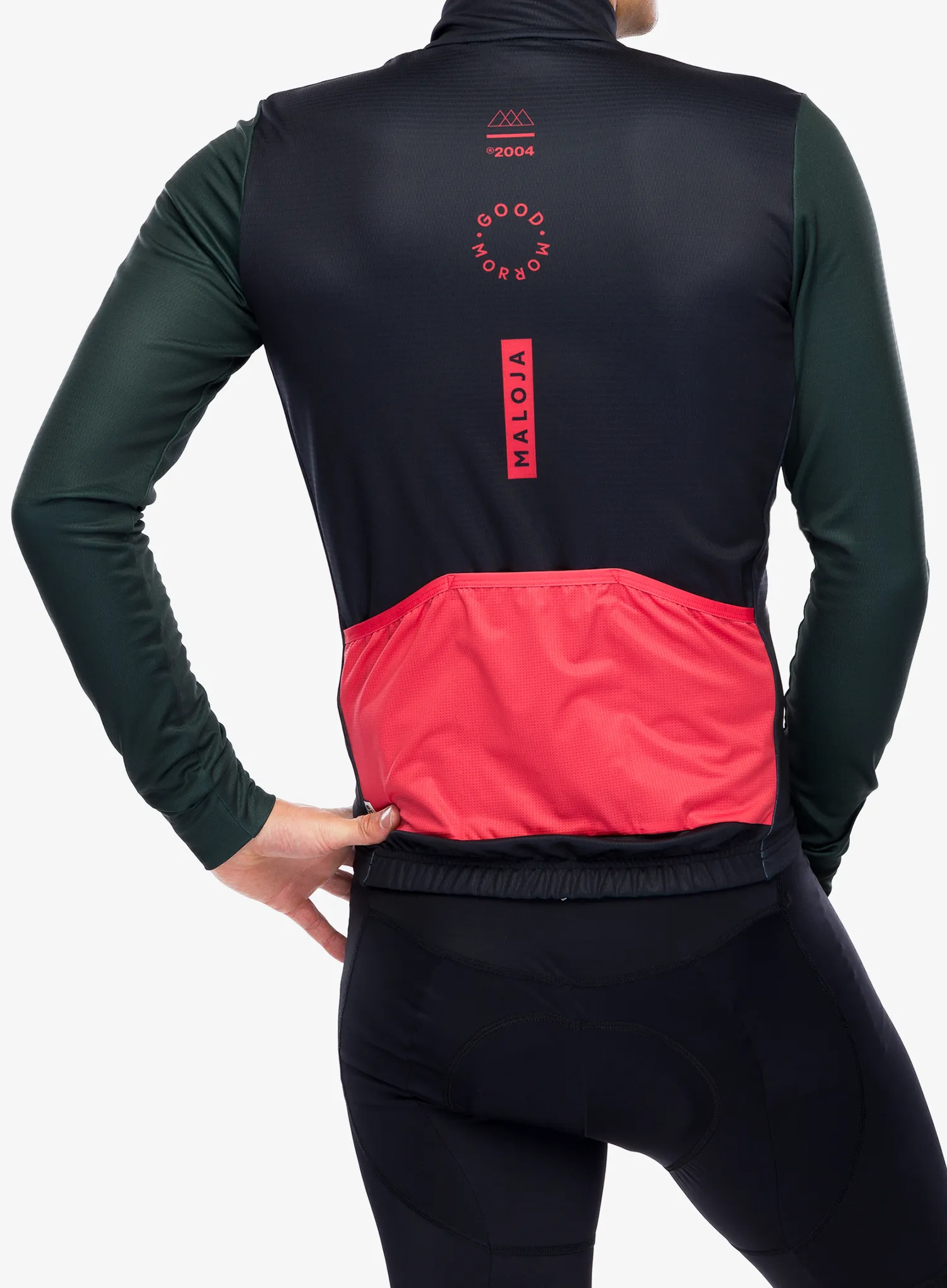 Велокофта Maloja Grumes 1/1 - deep black