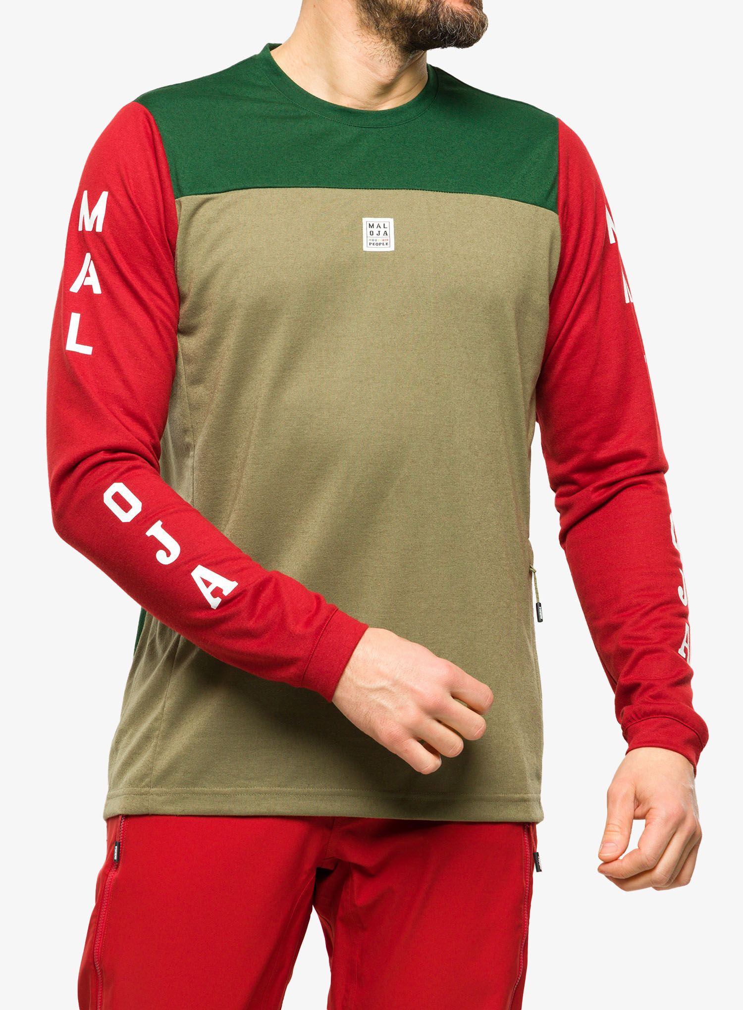 Кофта ендуро Maloja Haunold - oak multi