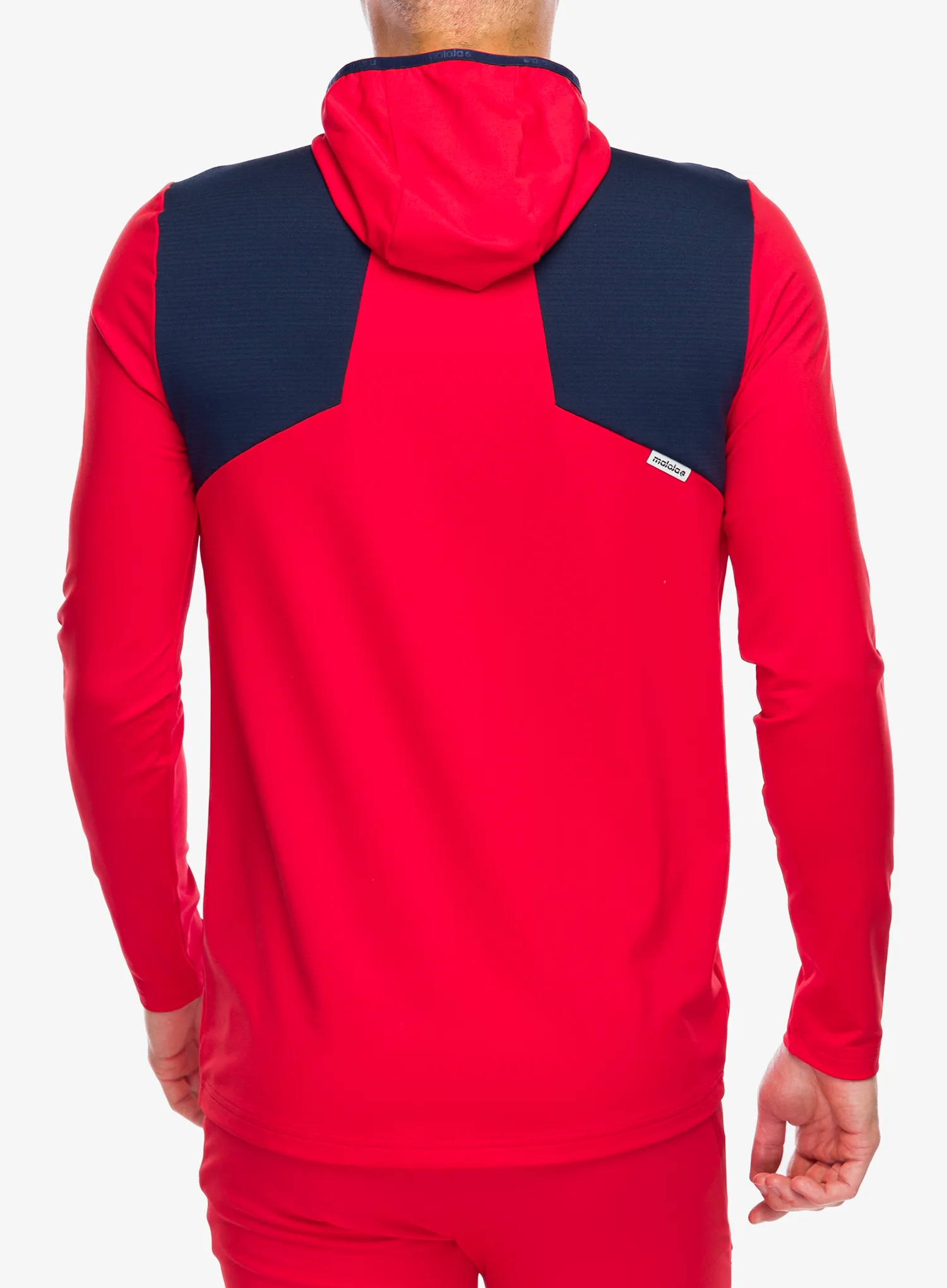 Кофта з каптуром Maloja Kaltern - fire red multi