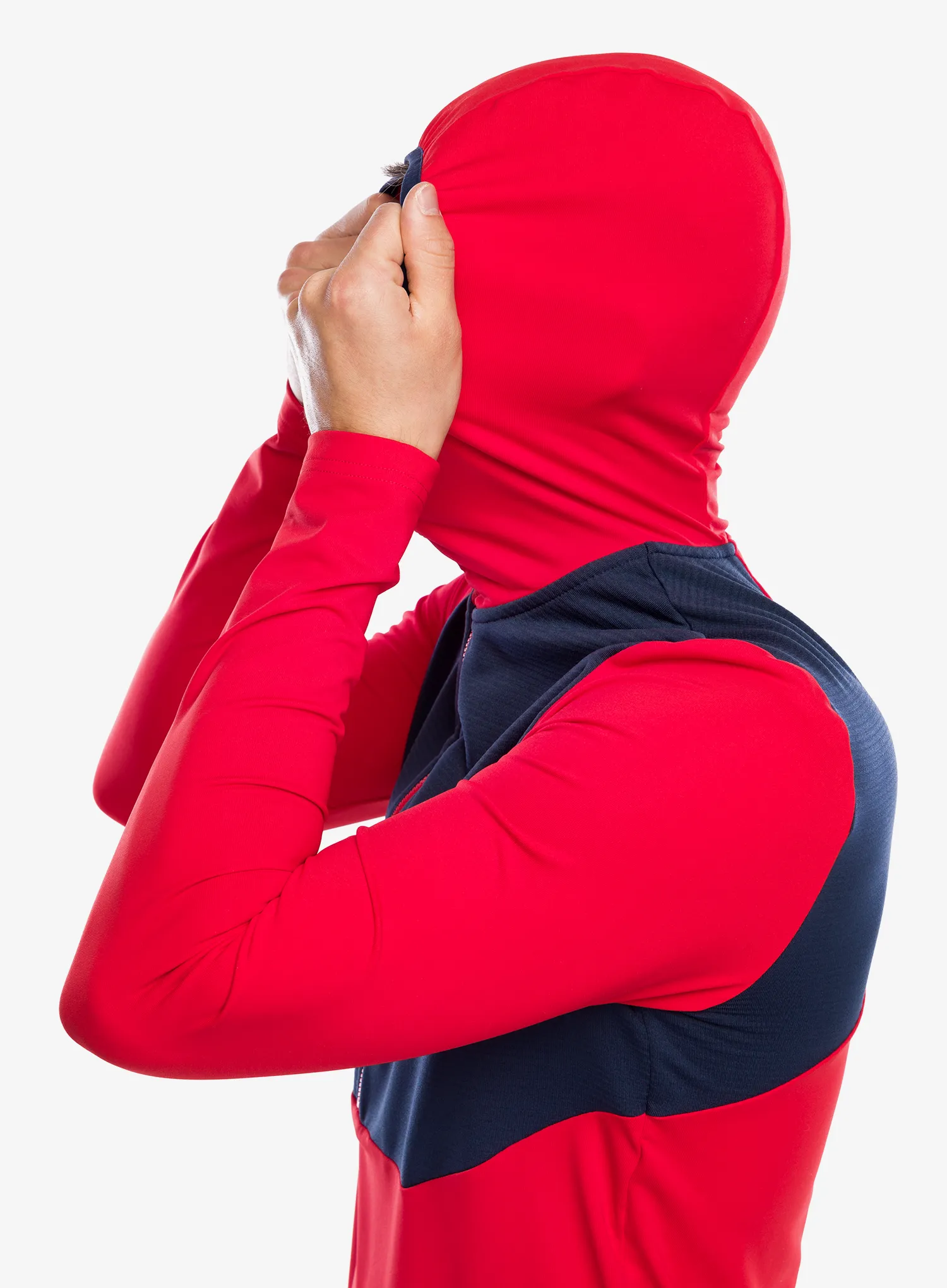 Кофта з каптуром Maloja Kaltern - fire red multi