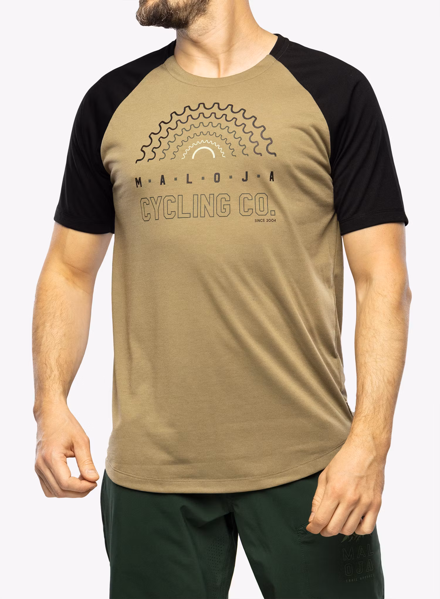 Велофутболка Maloja Keeseck - oak multi