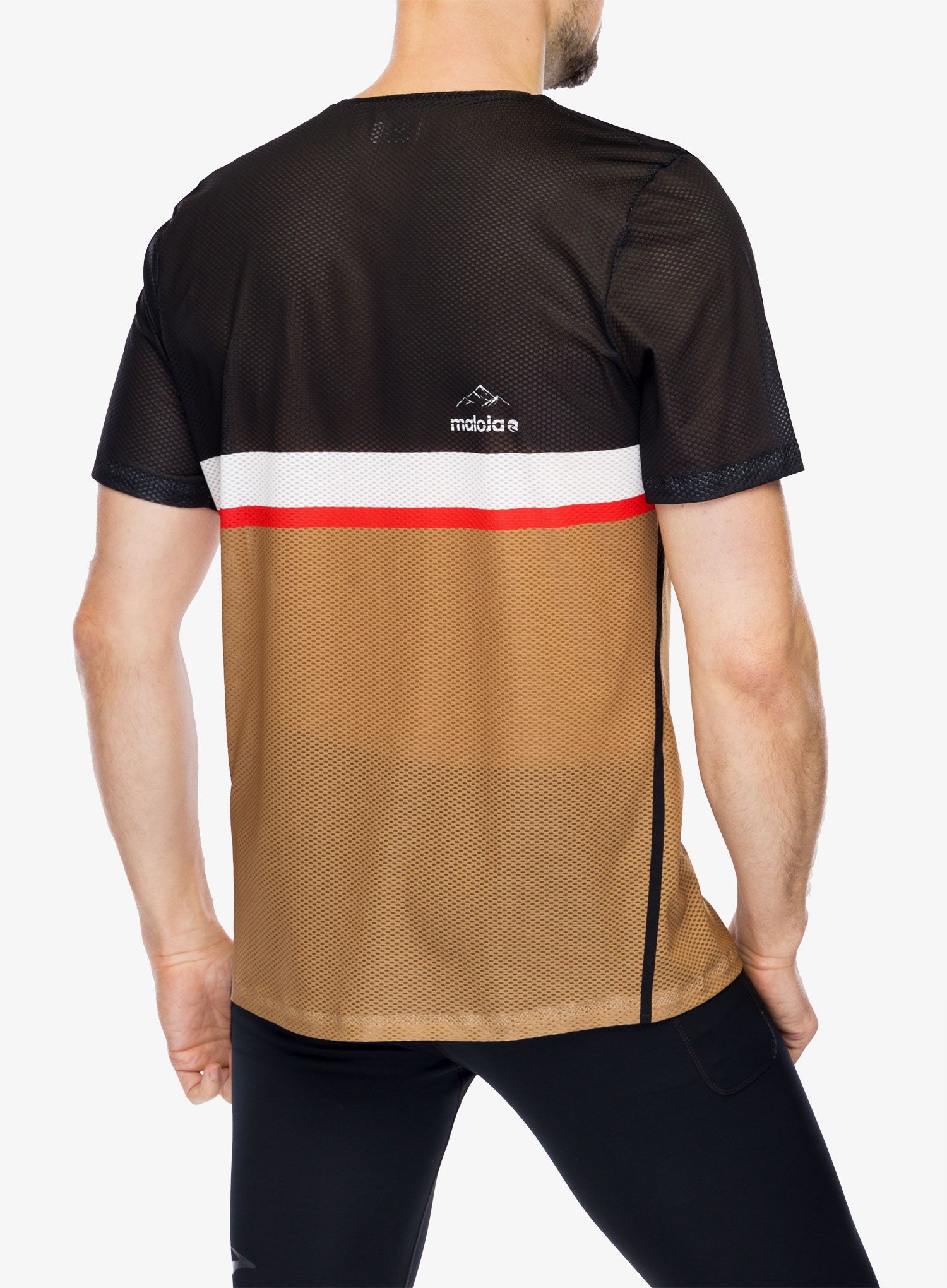 Футболка для бігу Maloja Mayo 1/2 - deep black multi