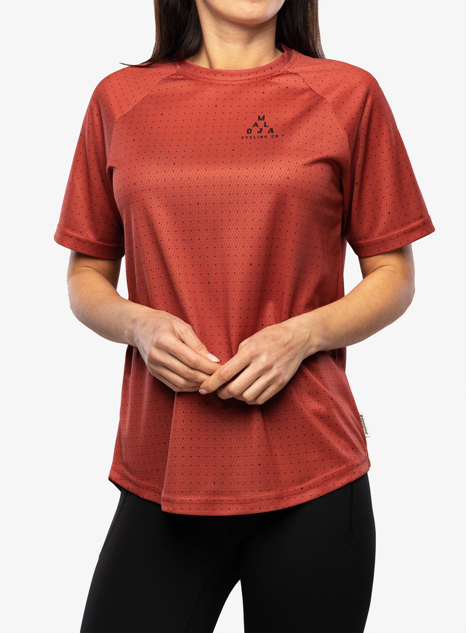 Жіноча велофутболка Maloja Sandling Multi 1/2 - rosehip