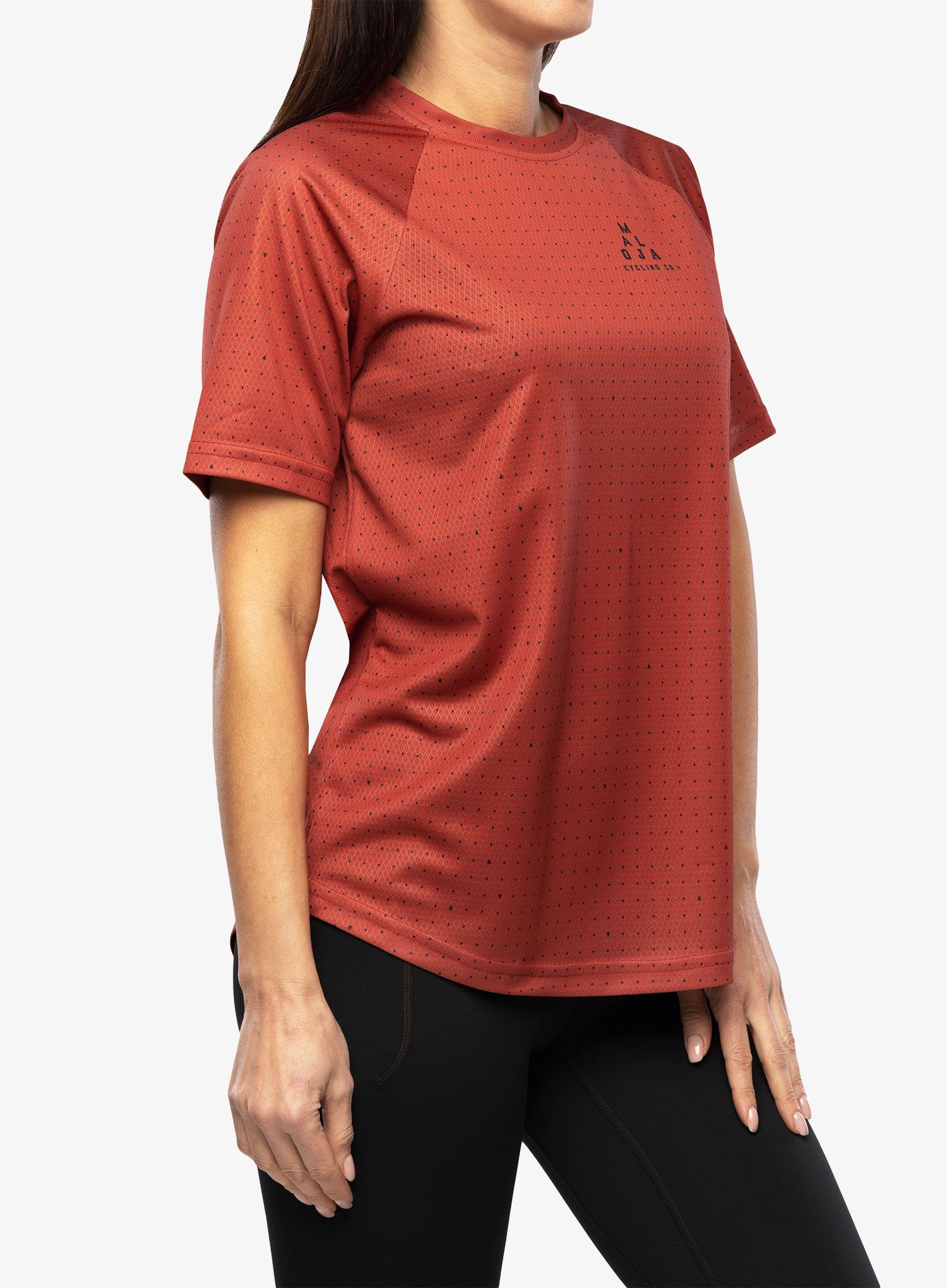 Жіноча велофутболка Maloja Sandling Multi 1/2 - rosehip