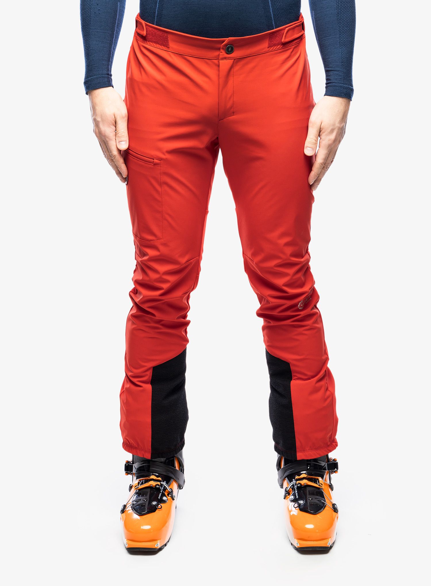 Штани softshell Maloja Schneefink - fire red
