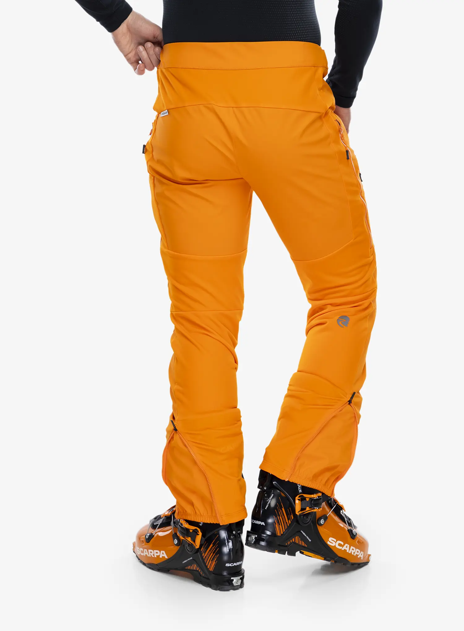 Штани softshell Maloja Schneefink - orange sun