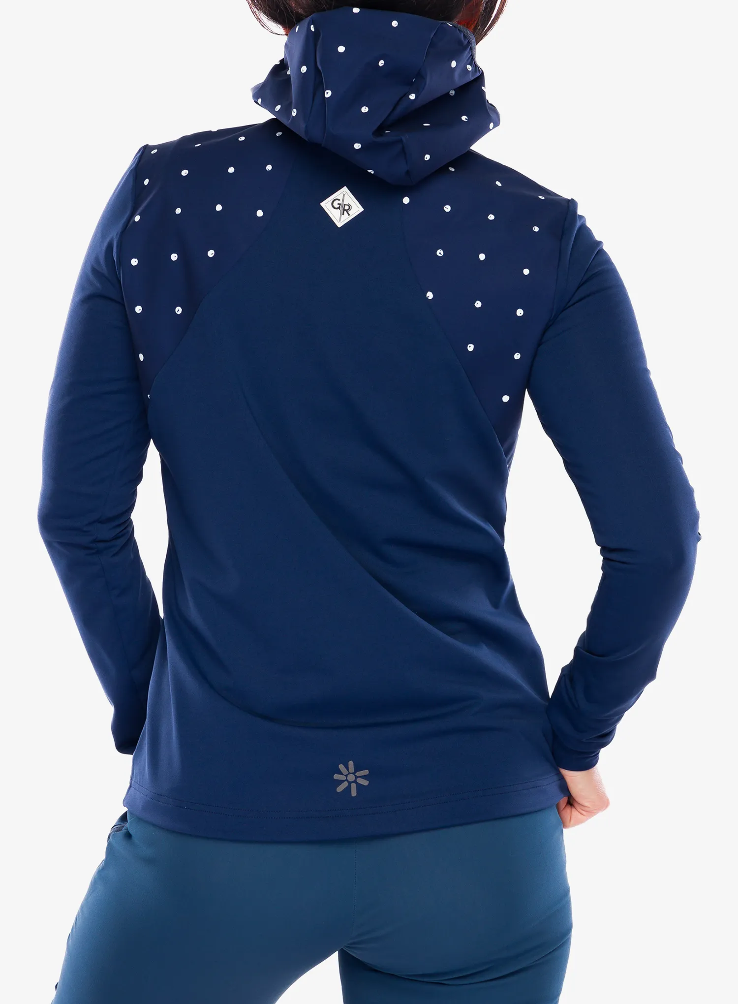 Куртка гібридна жіноча Maloja Sennes Printed - night sky bubbledots